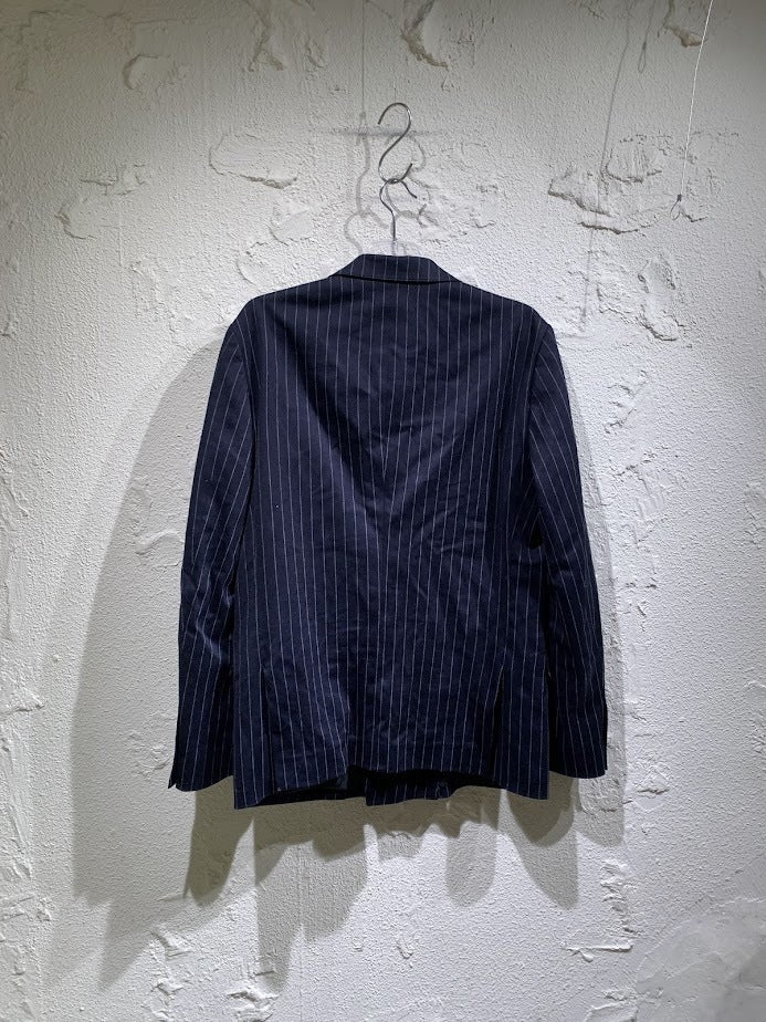 テーラードジャケット Loro Piana ストライプダブルジャケット