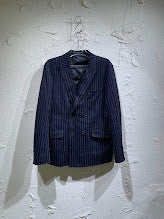 テーラードジャケット Loro Piana ストライプダブルジャケット