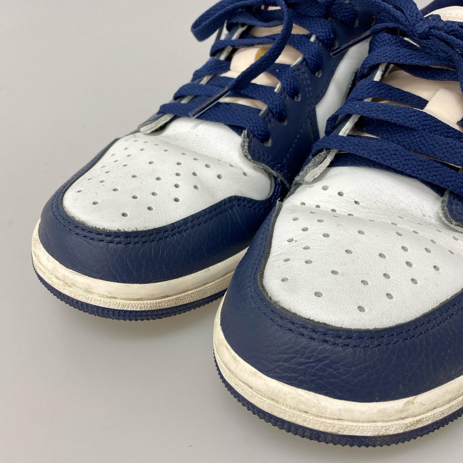 スニーカー Air Jordan 1 Retro Low OG SUMMIT WHITE/GYM RED HQ2993-100 27.5cm (US9 1/2 UK9 EU45)