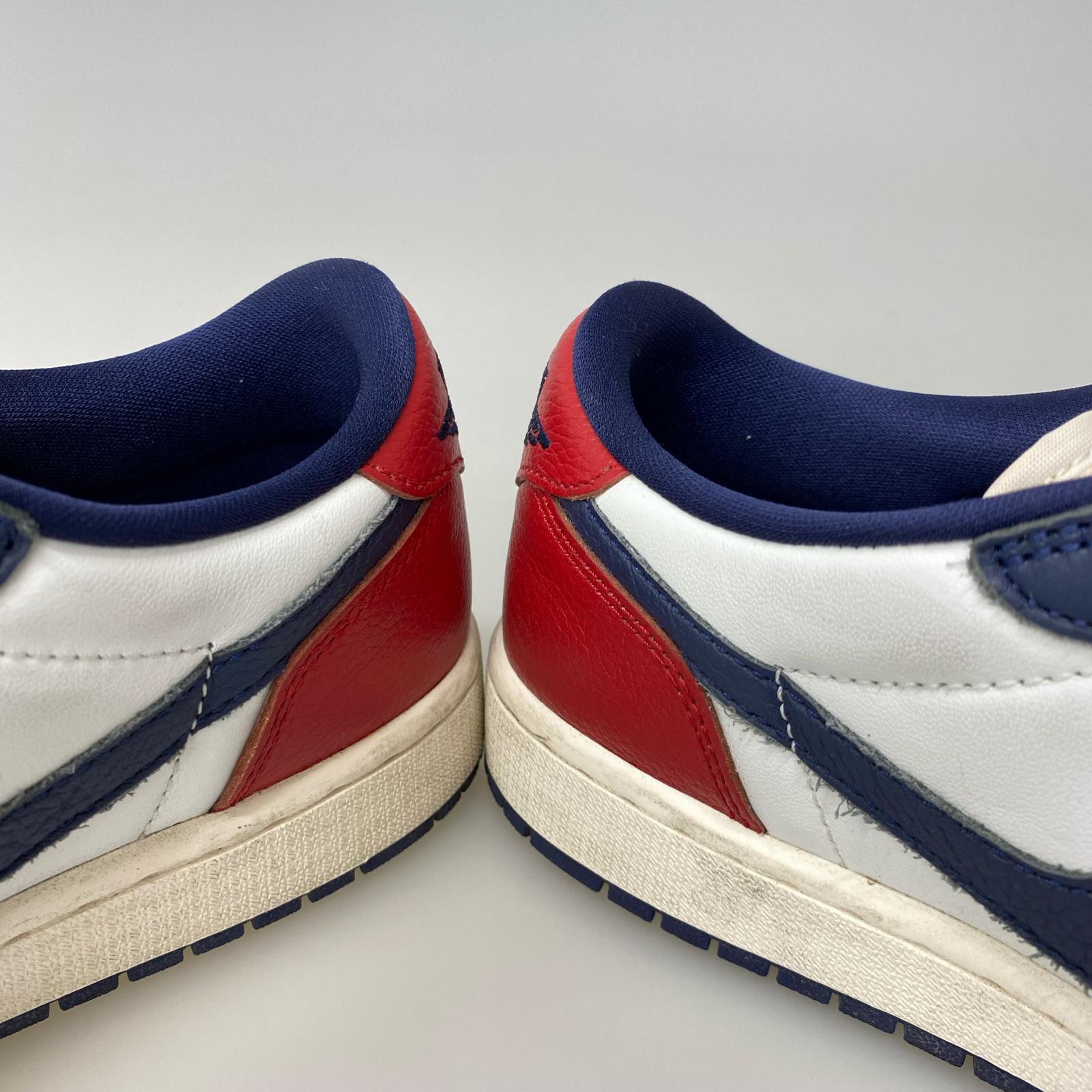 スニーカー Air Jordan 1 Retro Low OG SUMMIT WHITE/GYM RED HQ2993-100 27.5cm (US9 1/2 UK9 EU45)