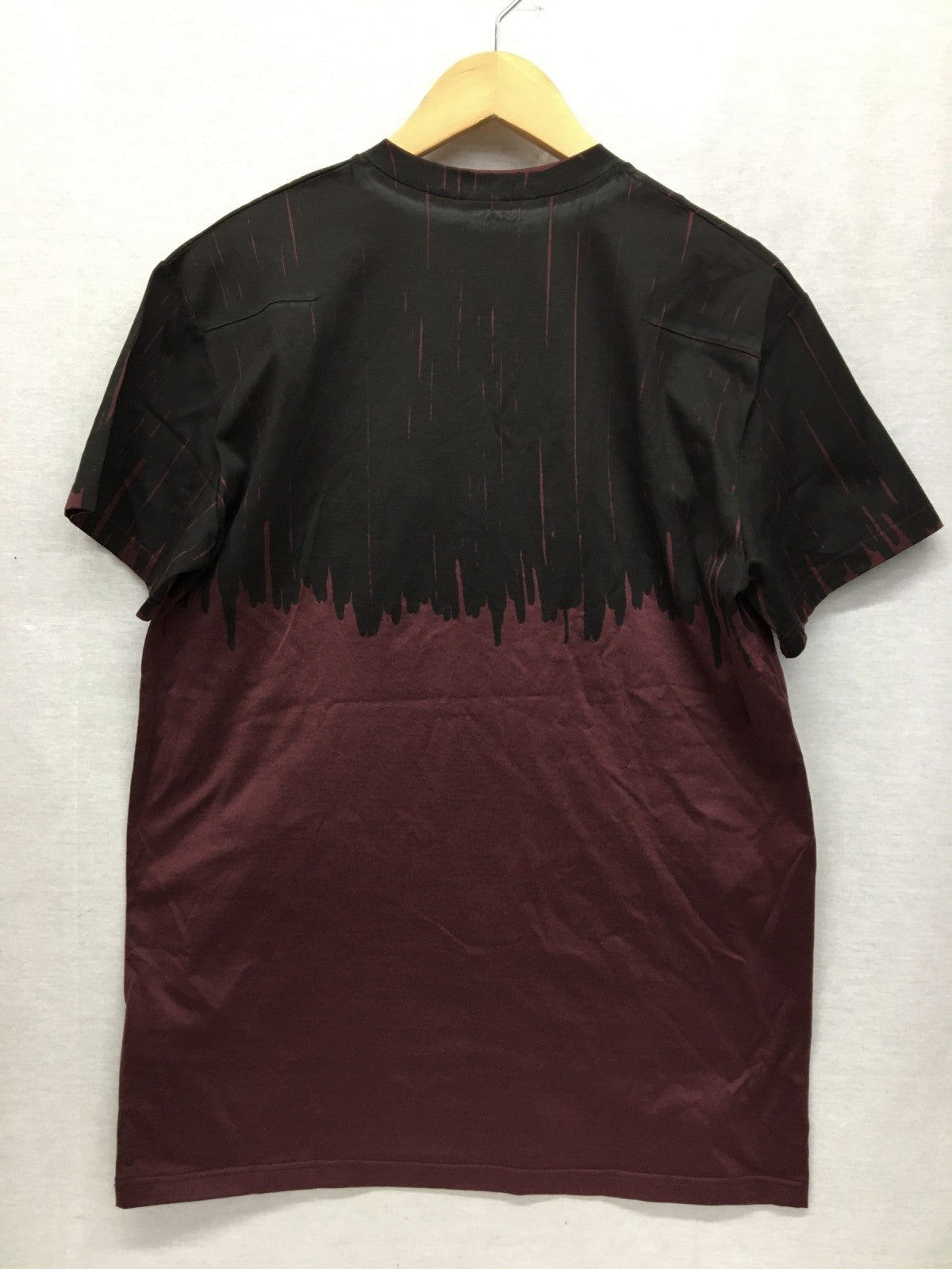 Dior HOMME Vネック Tシャツ ボルドー 9H3367260107