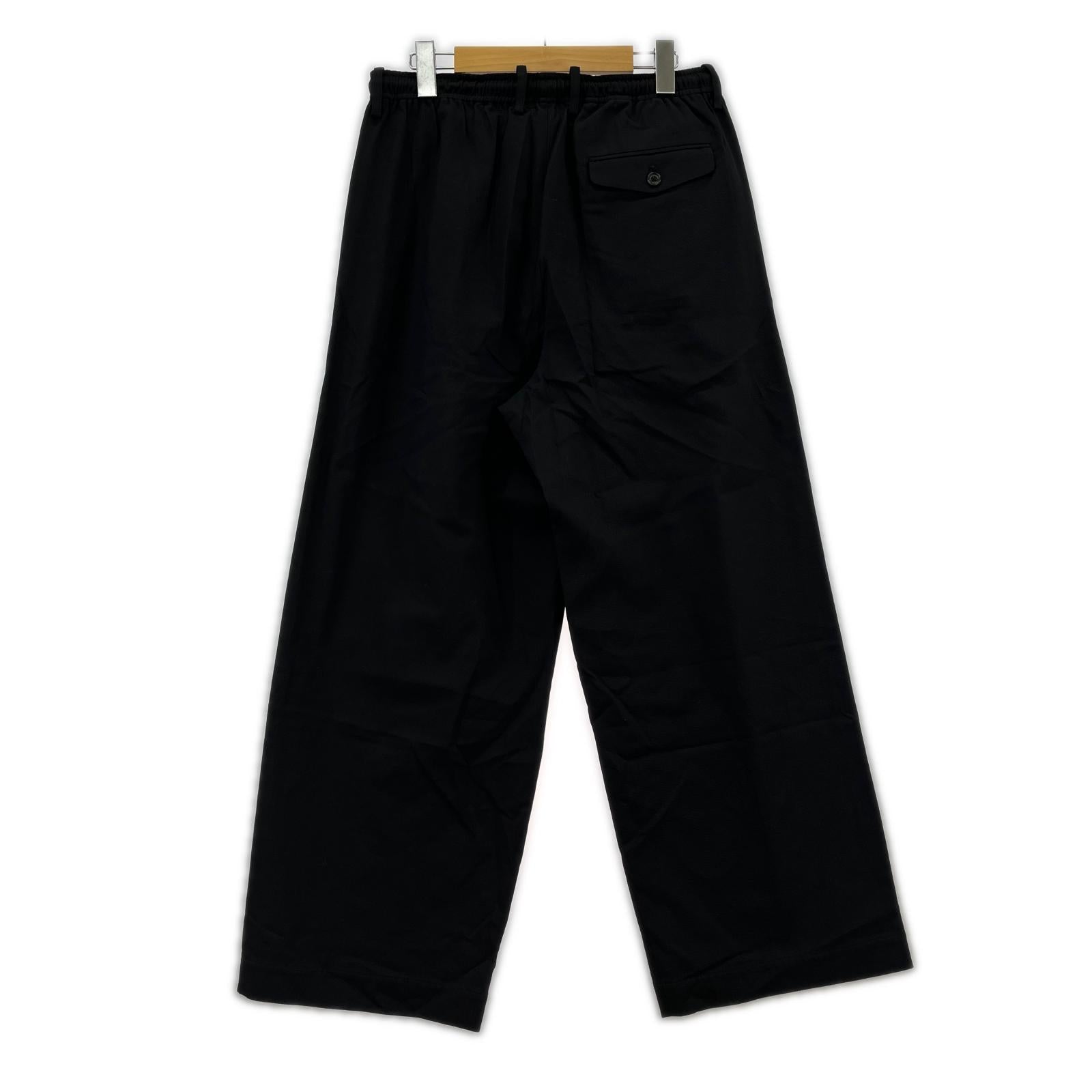 パンツ markaware 26SS TRIPLE PLEATED EASY TROUSERS 2 ブラック 2 ブラック