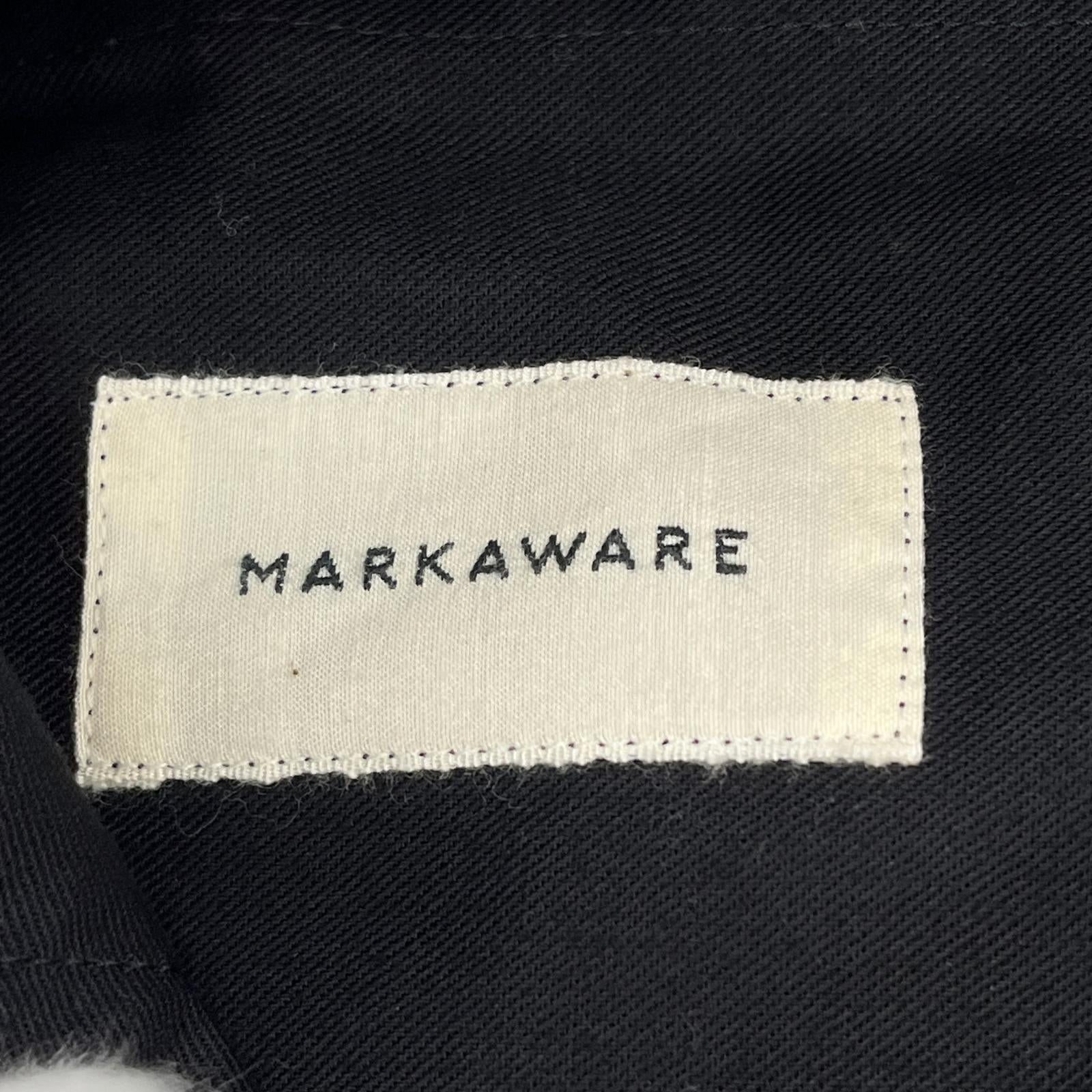 パンツ markaware 26SS TRIPLE PLEATED EASY TROUSERS 2 ブラック 2 ブラック