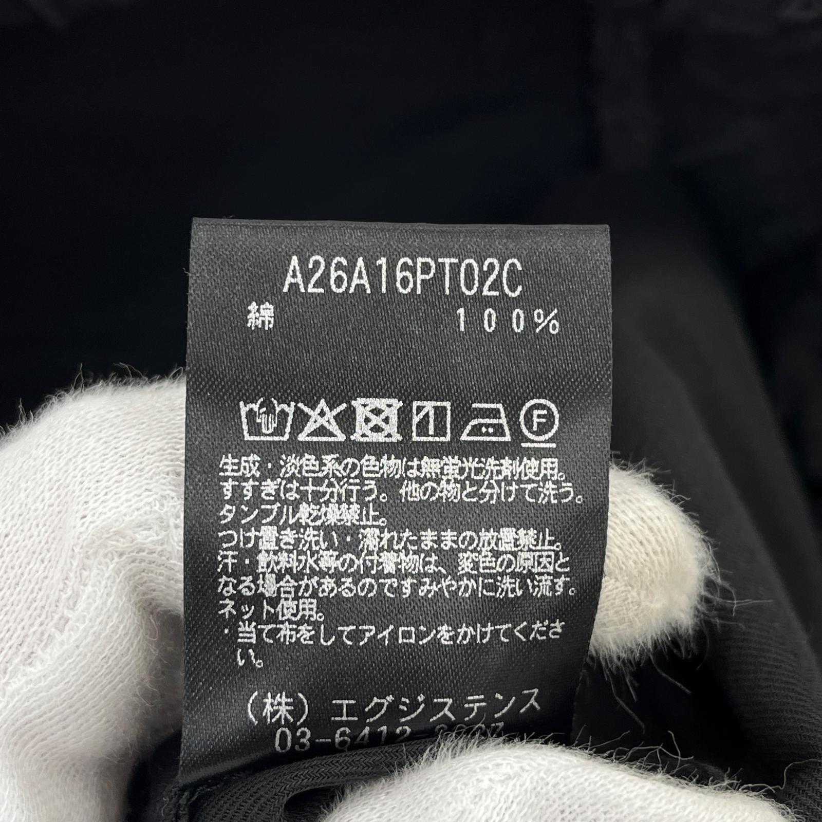 パンツ markaware 26SS TRIPLE PLEATED EASY TROUSERS 2 ブラック 2 ブラック