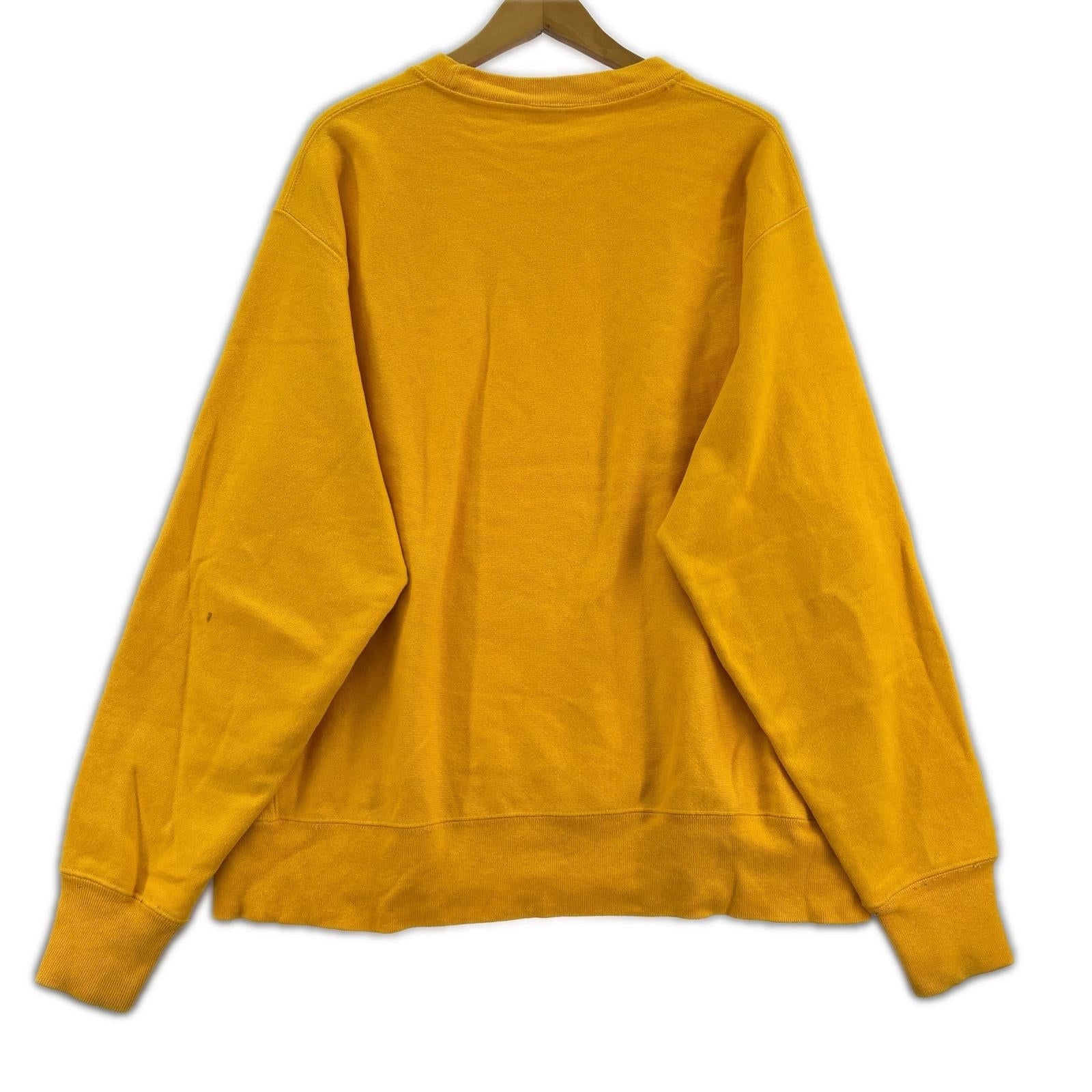 スウェット REVERSE WEAVE イエロー イエロー