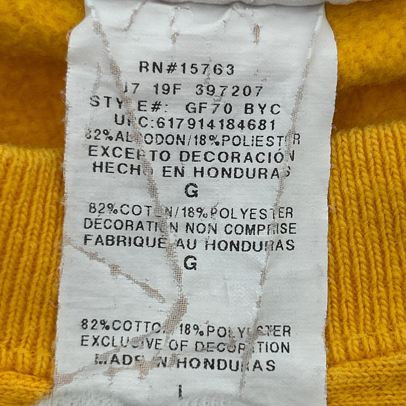 スウェット REVERSE WEAVE イエロー イエロー