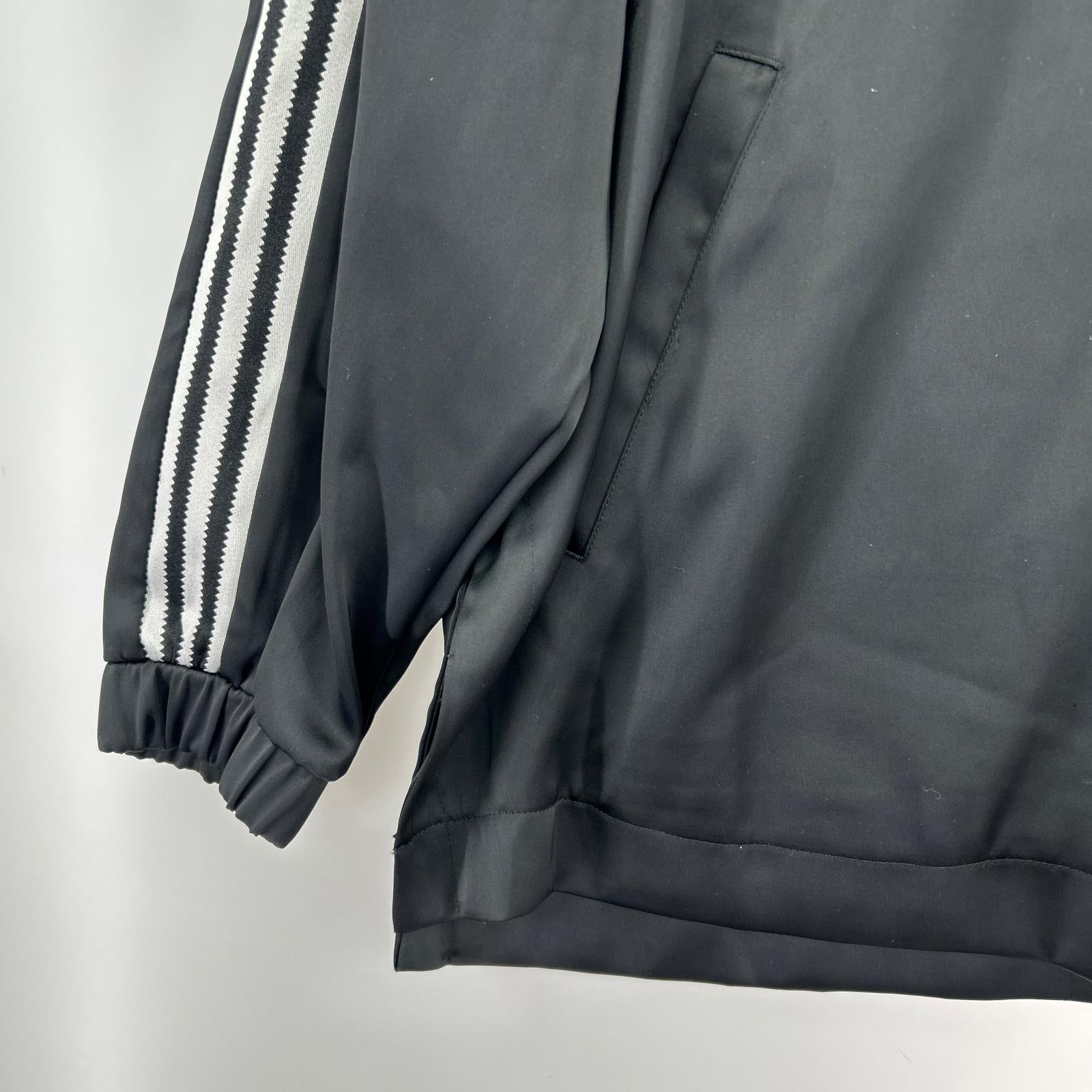 ジャケット CLASSICS SATIN TRACK TOP M ブラック