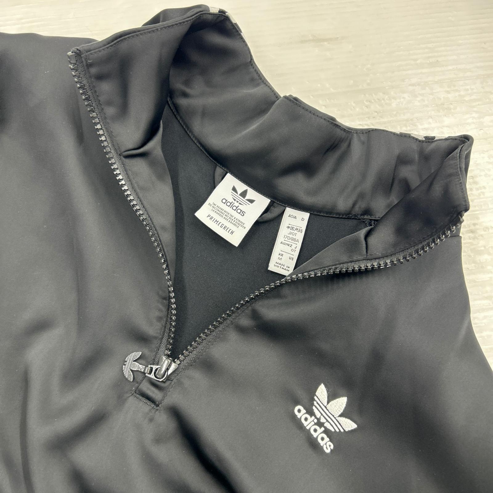 ジャケット CLASSICS SATIN TRACK TOP M ブラック