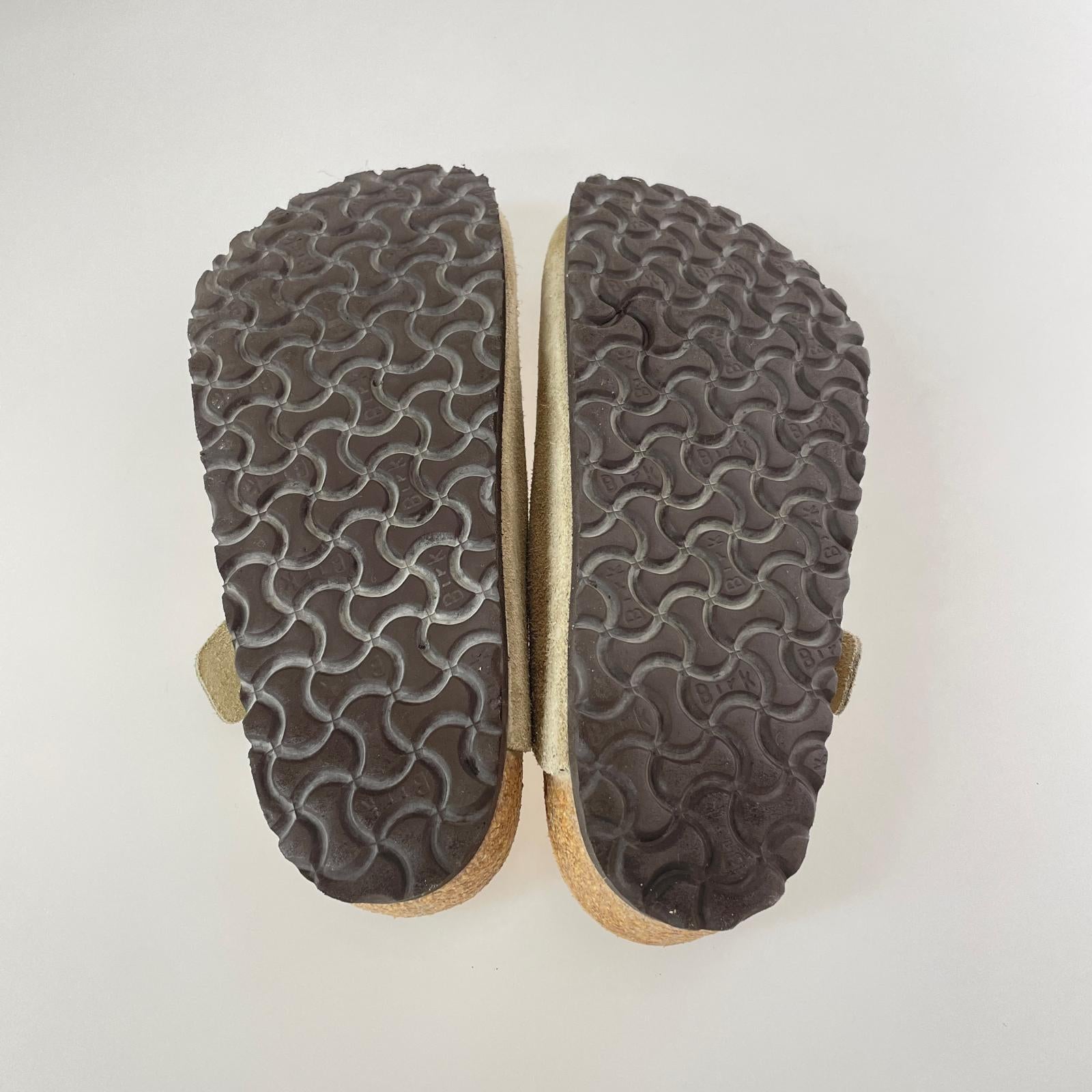 サンダル BIRKENSTOCK BOSTON レザーサンダル 41 ベージュ 26.5cm (US8 1/2 UK8 EU43) ベージュ