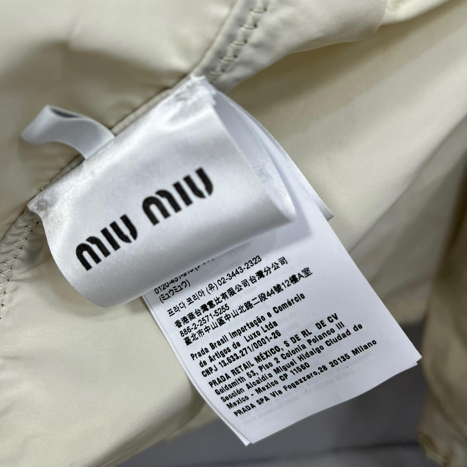 miumiu/ML1055/テクニカルファブリックフーディー/38