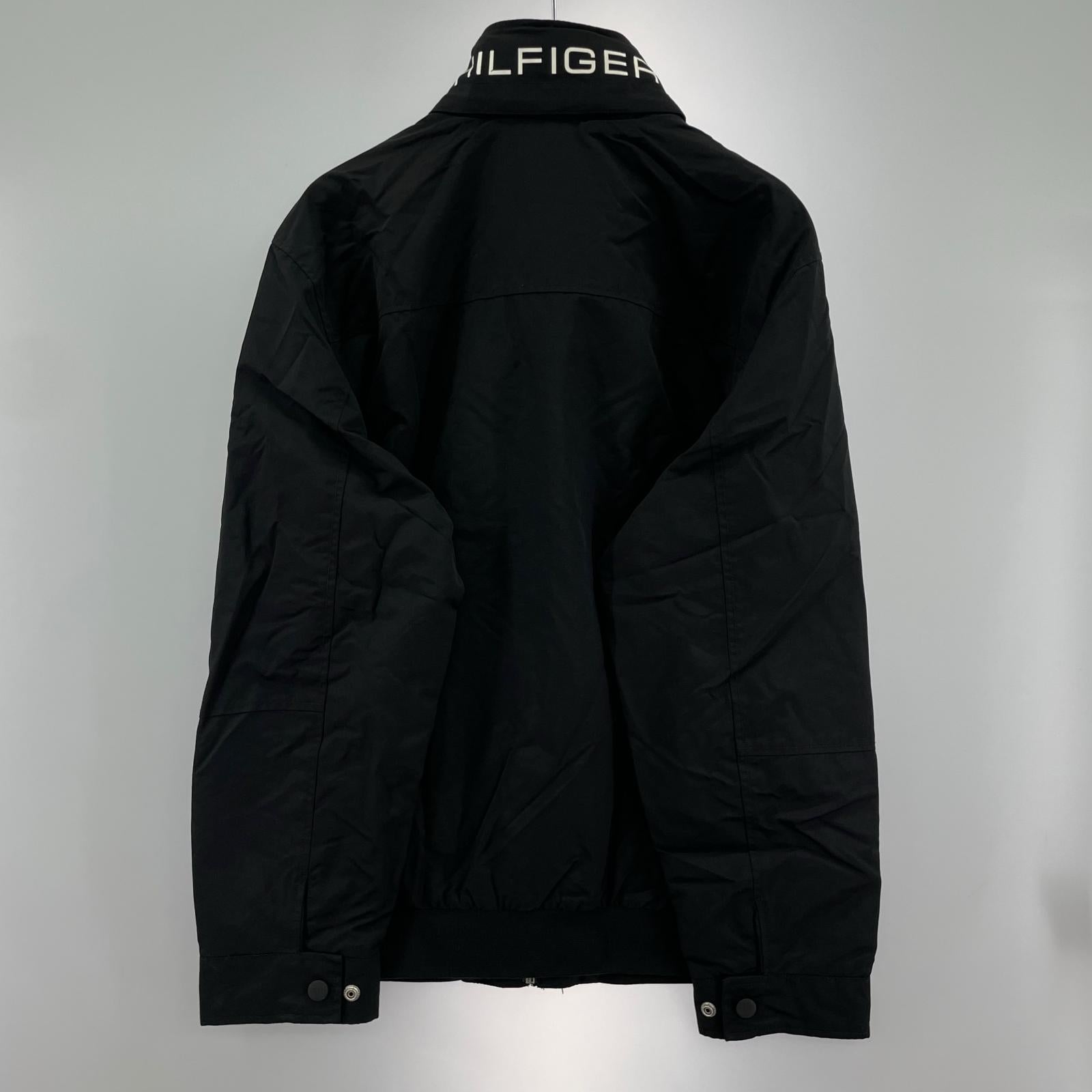 ミリタリージャケット TOMMY HILFIGER ナイロンジャケット ブラック