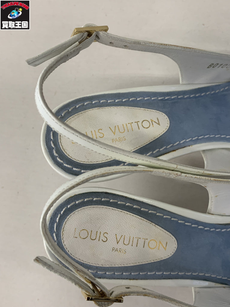 LV/バイカラー/ヒール/36
