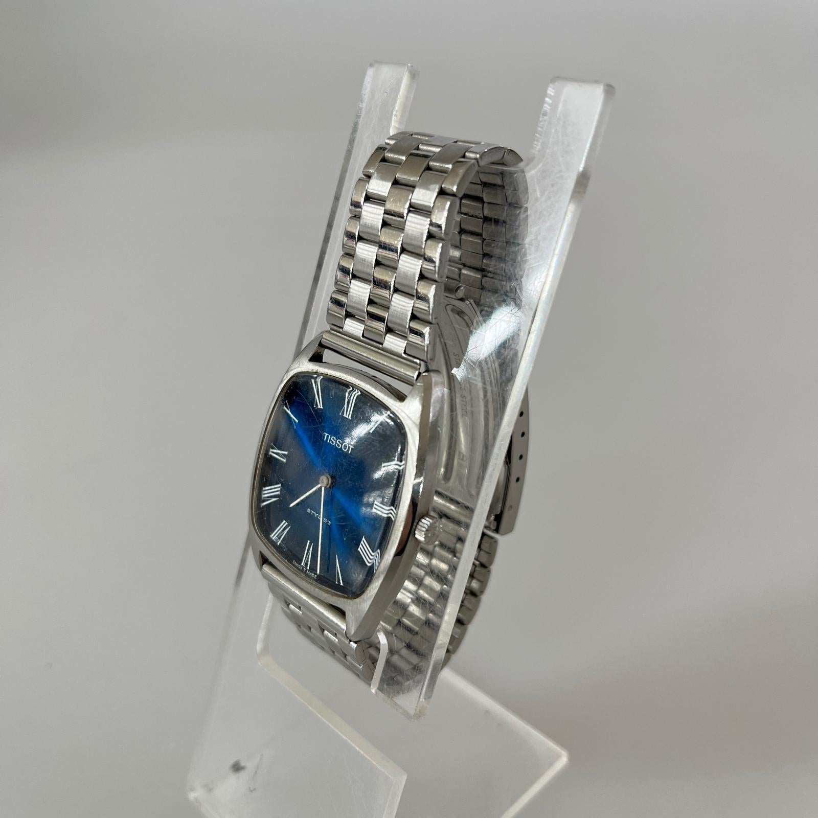 腕時計 TISSOT STYLIST 手巻き シルバー