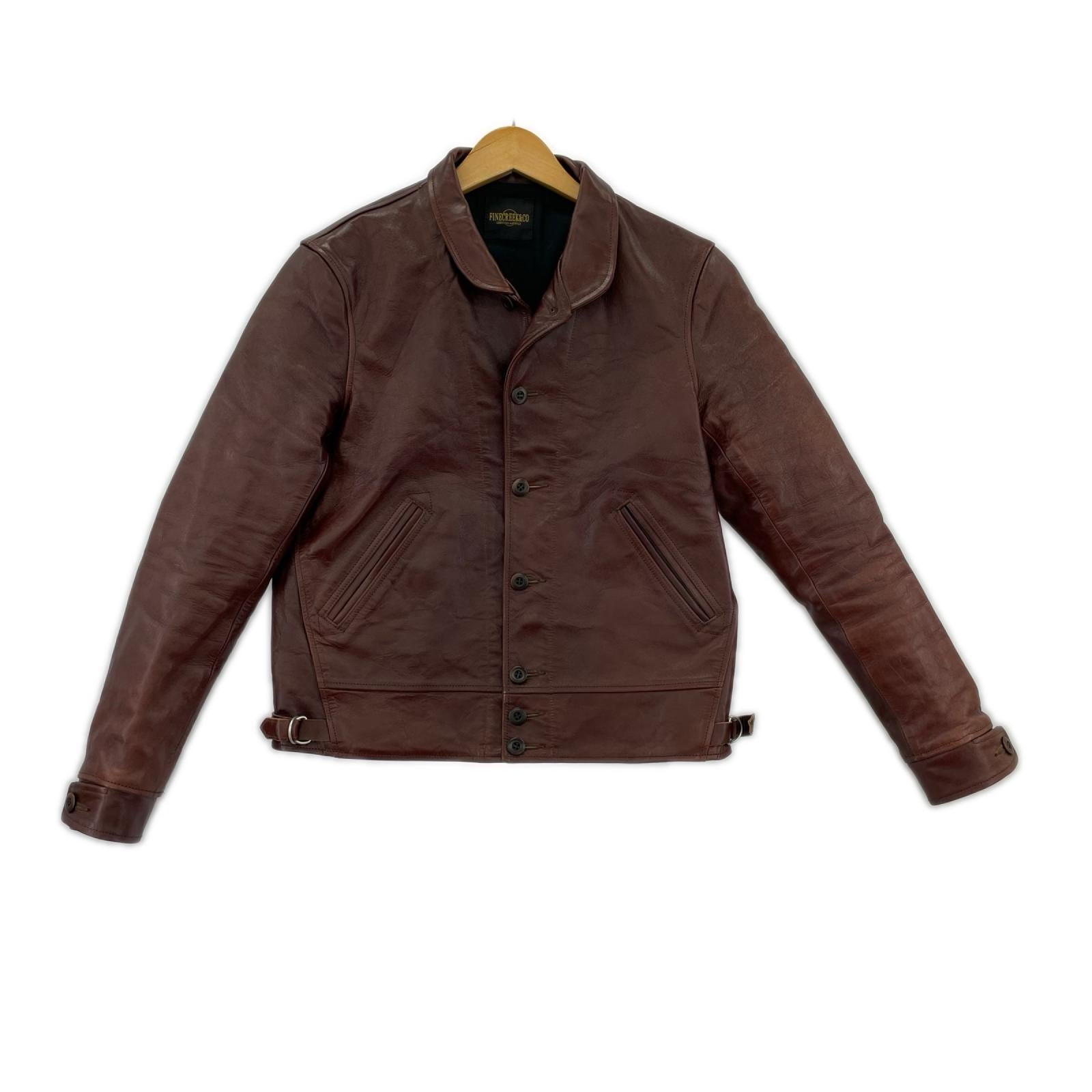 レザージャケット FINE CREEK &Co ALE JACKET 36 ホースハイド