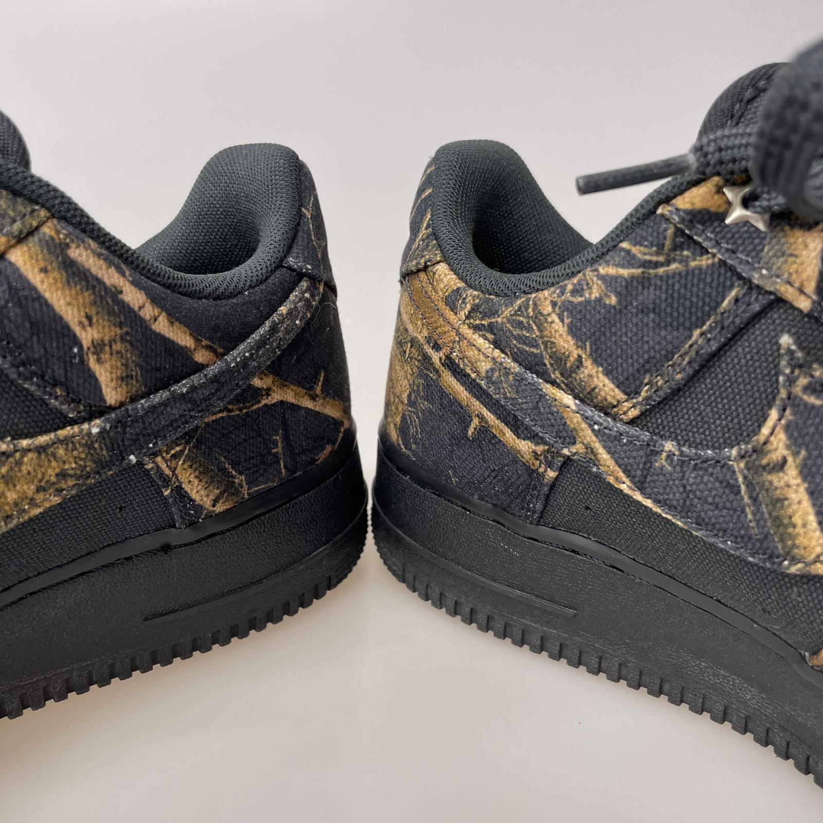 スニーカー AIR FORCE 1 LOW REALTREE 27.0cm 27cm (US9 UK8 1/2 EU44) ブラック