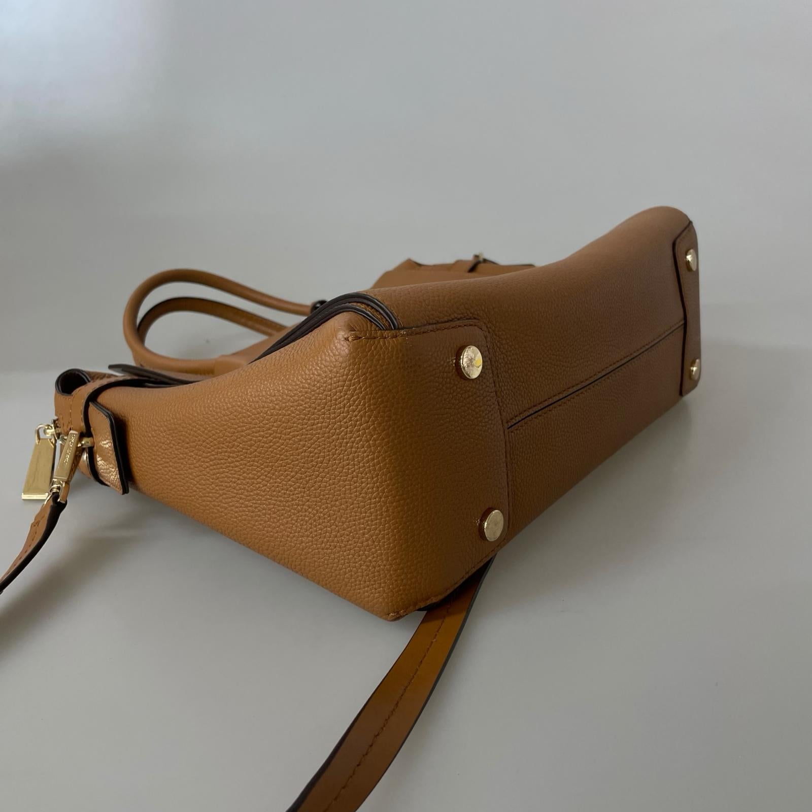 ハンドバッグ MICHAEL KORS レザー ショルダー ハンドバッグ ブラウン