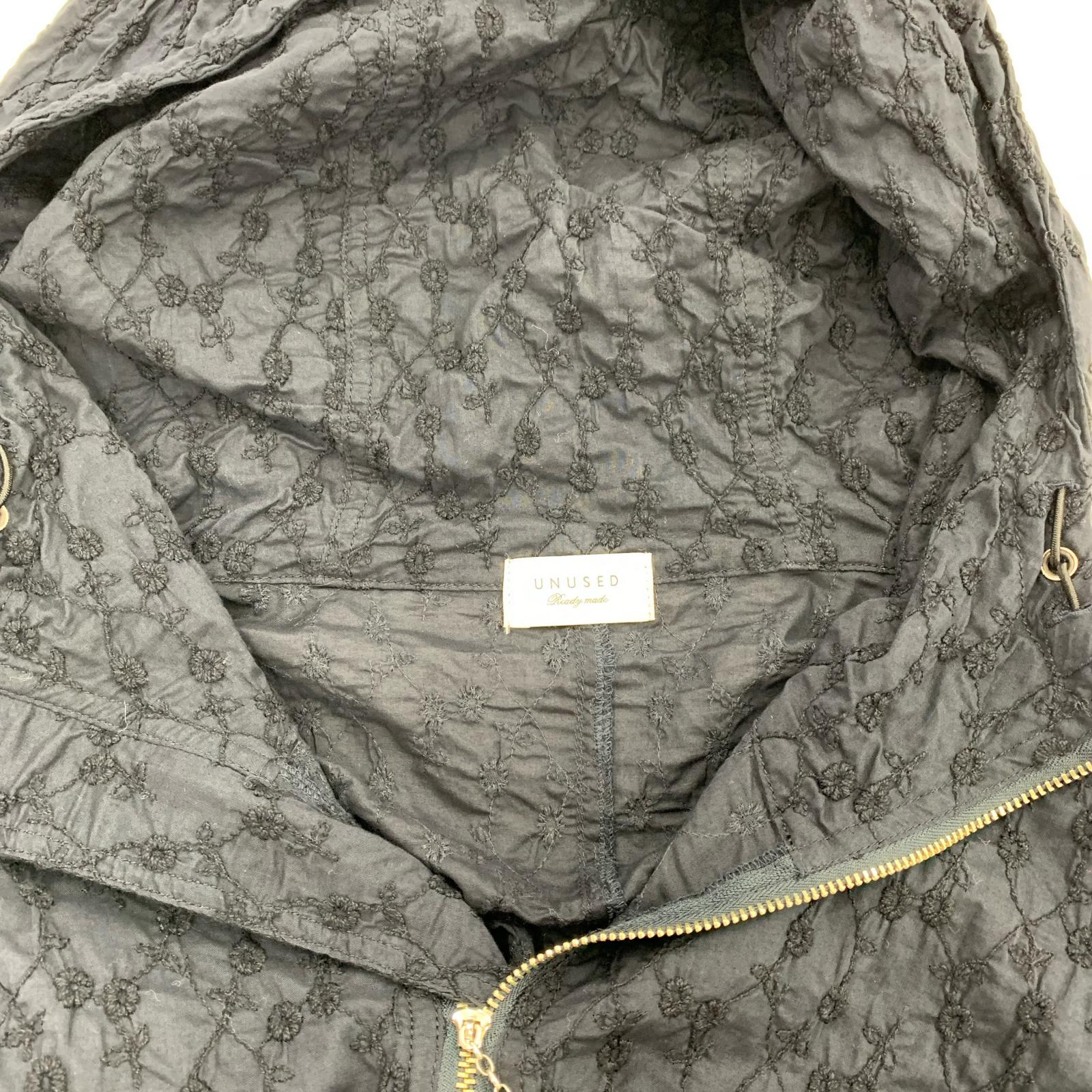 ジャケット UNUSED 26SS Embroidery Pull Over Jacket 1 ネイビー 1 ネイビー