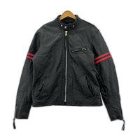 レザージャケット Freedom シングルライダース ジャケット 黒 ブラック