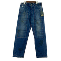 デニムパンツ N NEPHEWS EWANS ユーズド加工 ダブルニー L DN0302T1 L ブルー