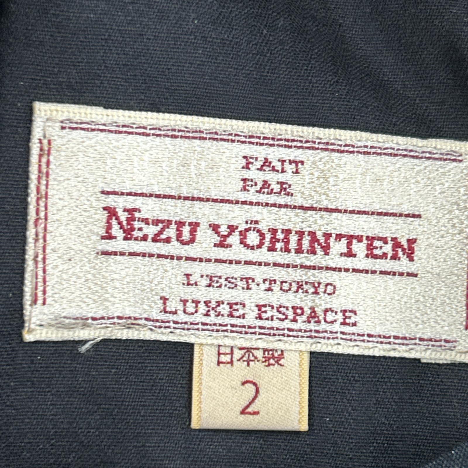 パンツ NEZU YOHINTEN タック ジャカード デニムパンツ 2 青 2 ネイビー