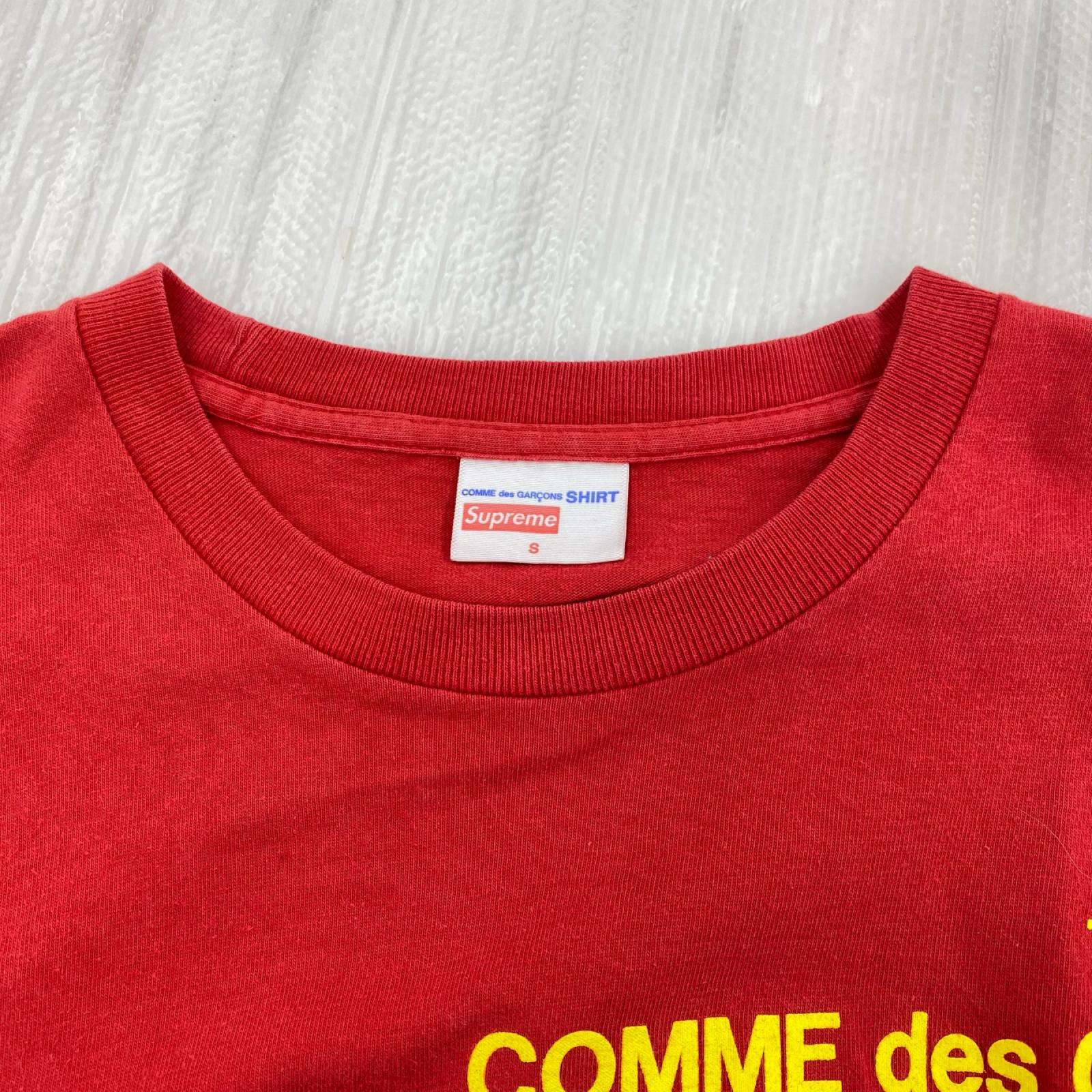 長袖Tシャツ COMME des GARCONS SHIRT 15AW L/S Tee(S) S レッド