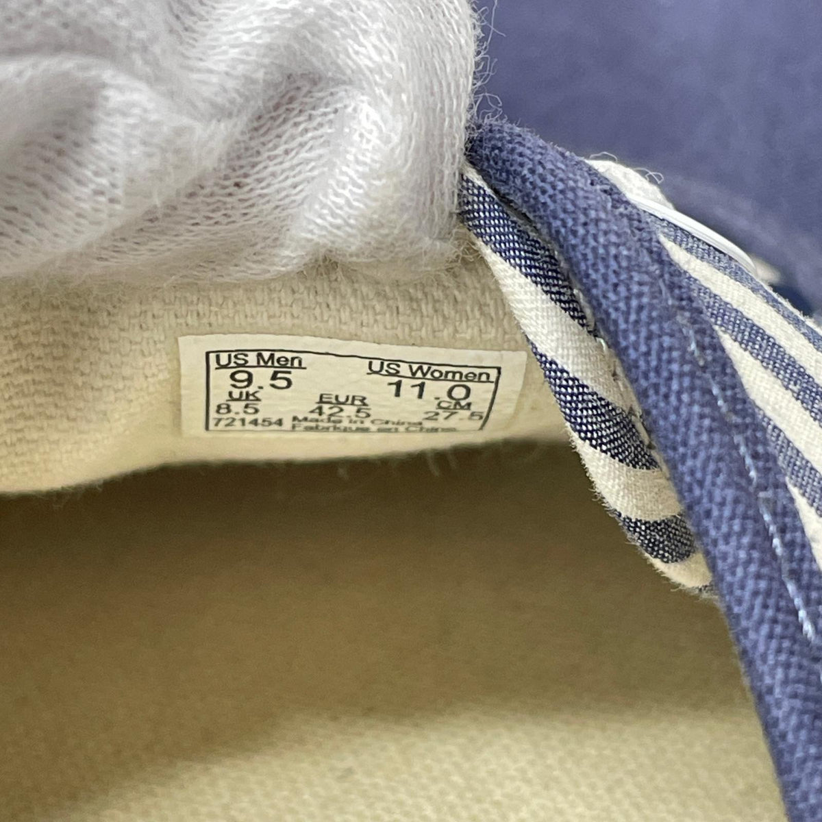 スニーカー J.CREW AUTHENTIC 27.5cm 27.5cm (US9 1/2 UK9 EU45) ブルー