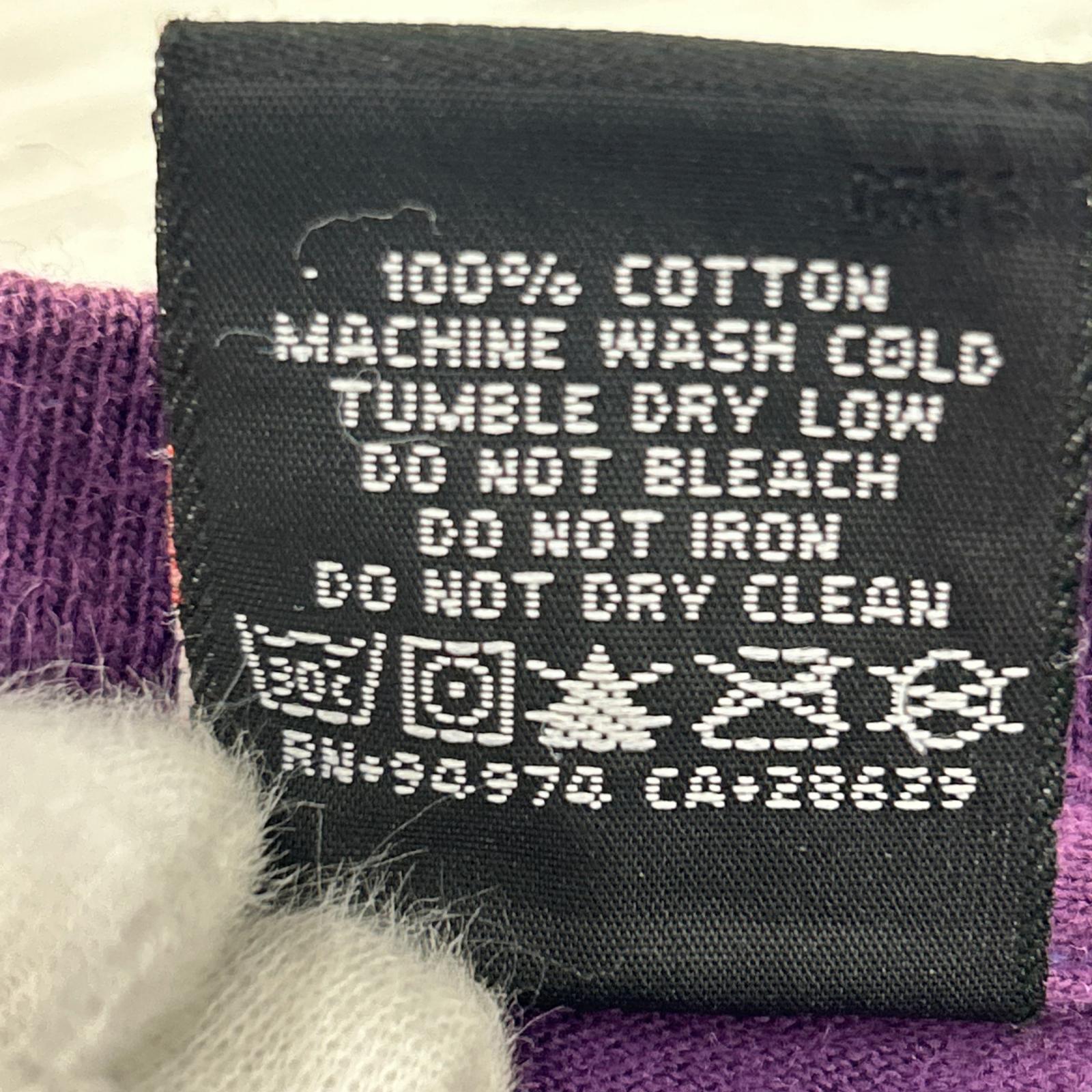 半袖Tシャツ 00S メキシコ製 スカル クラウン 紫 (L) L パープル