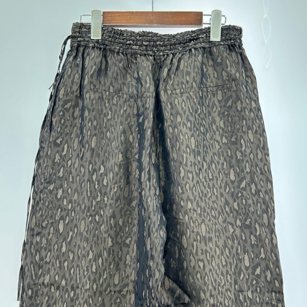 パンツ TICCA レオパード ジャガードパンツ F 茶 TBFS-432 ブラウン