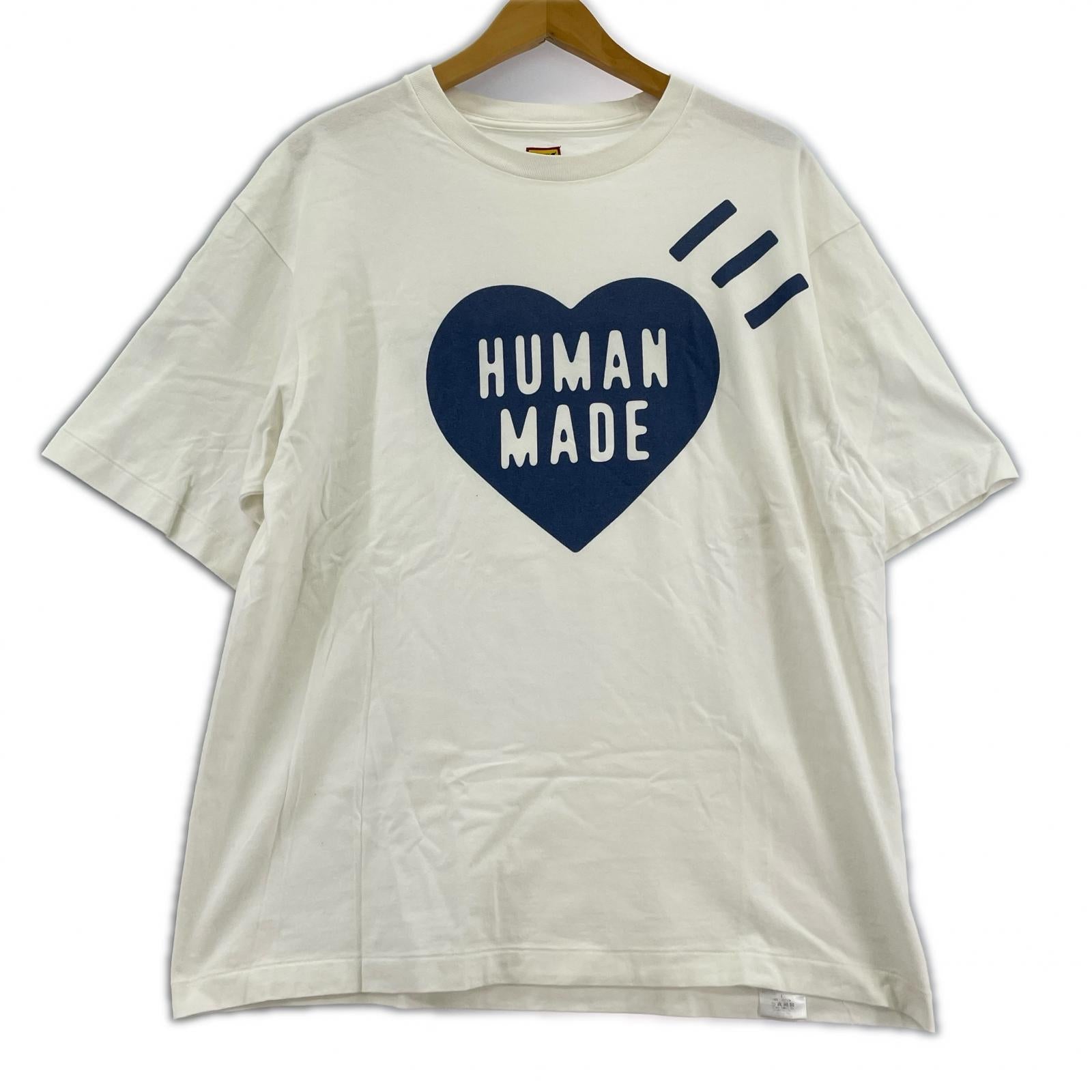 半袖Tシャツ HUMAN MADE ハートロゴ S/S カットソー (L) L ホワイト