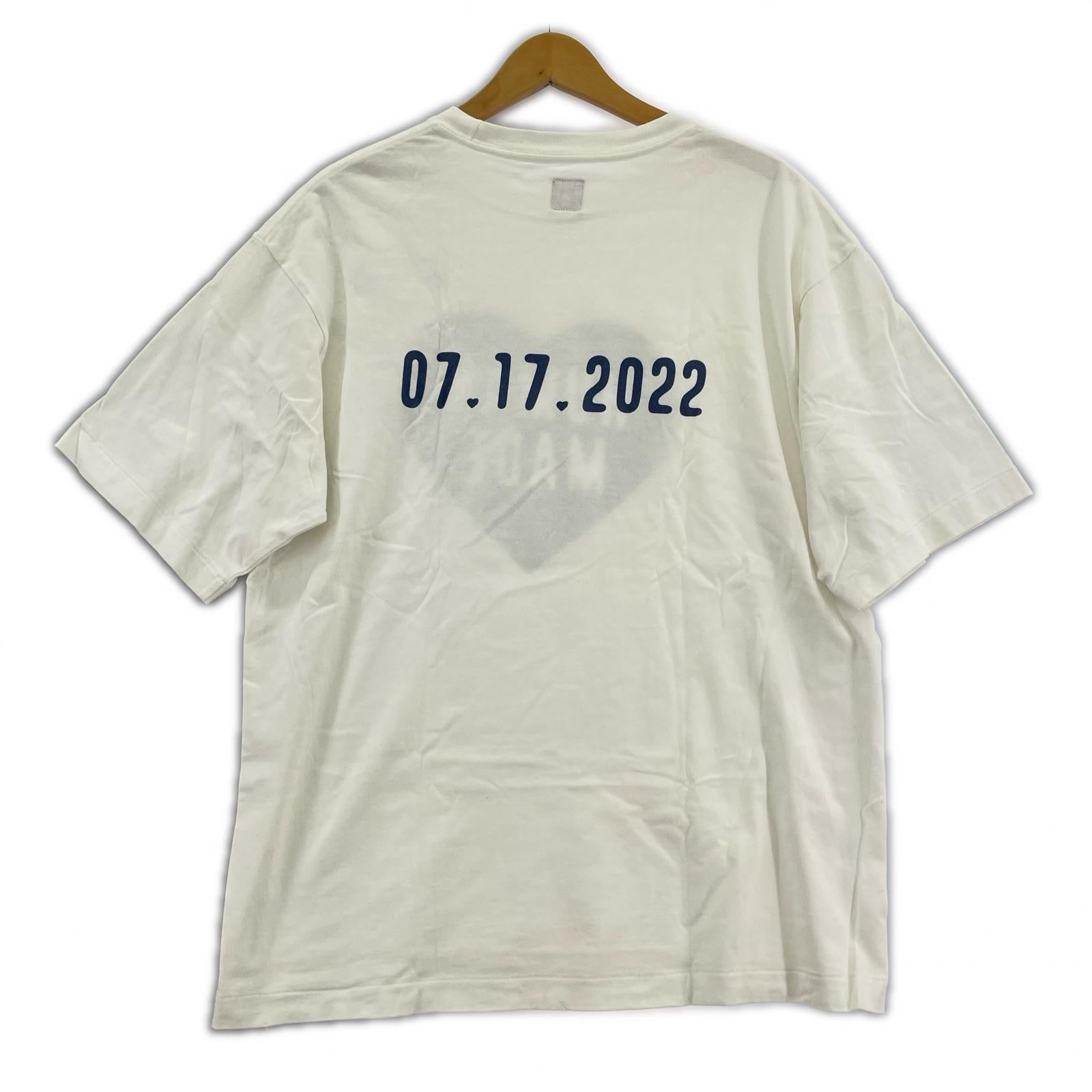 半袖Tシャツ HUMAN MADE ハートロゴ S/S カットソー (L) L ホワイト