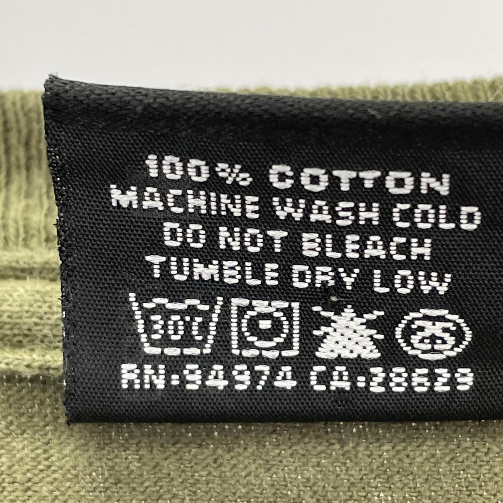 半袖Tシャツ STUSSY スカルプリント S/Sカットソー カーキ (L) L カーキ