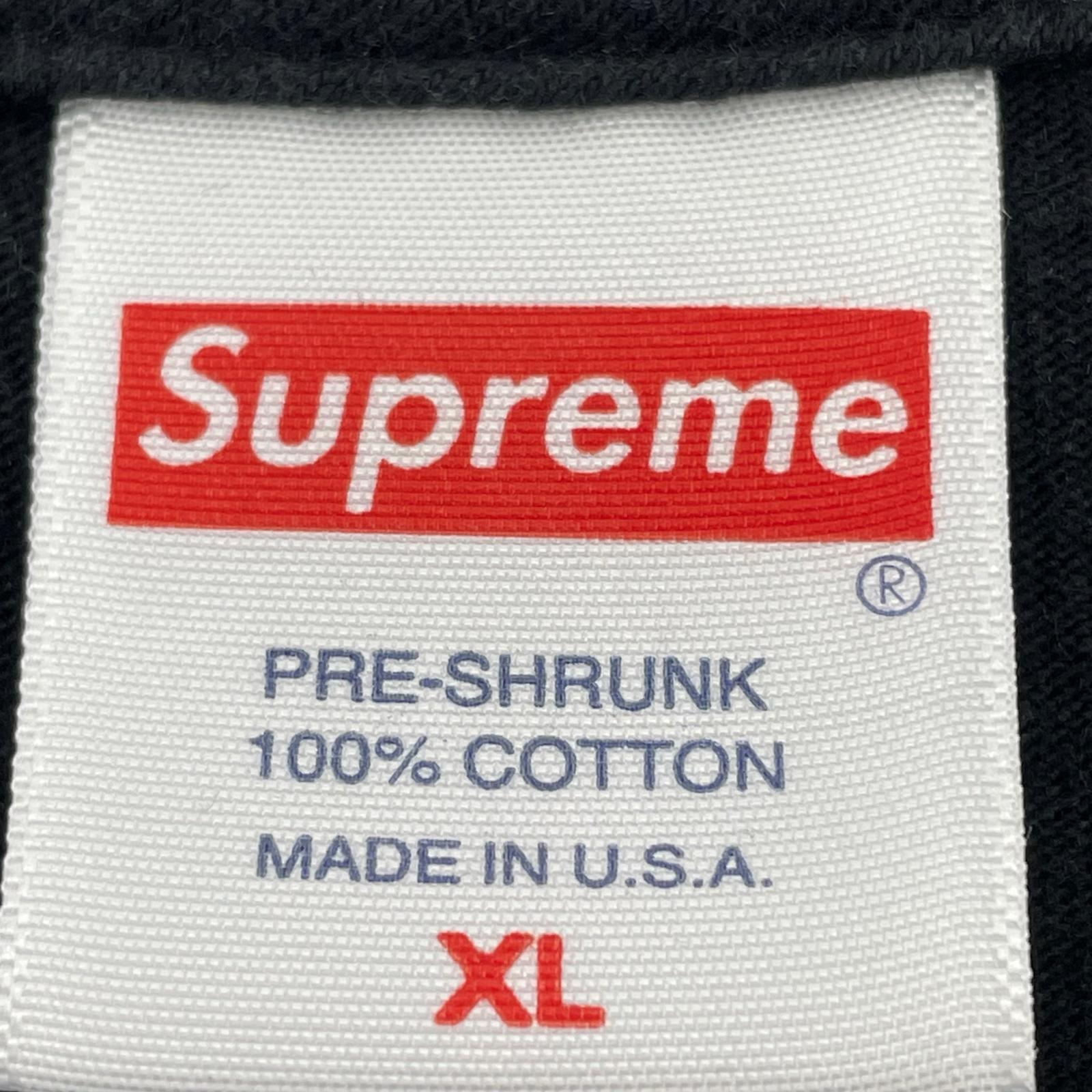 半袖Tシャツ Supreme 22AW フロントロゴ S/Sカットソー 黒 (XL) ブラック