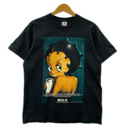 半袖Tシャツ 90s Betty Boop MILK パロディT BLK M