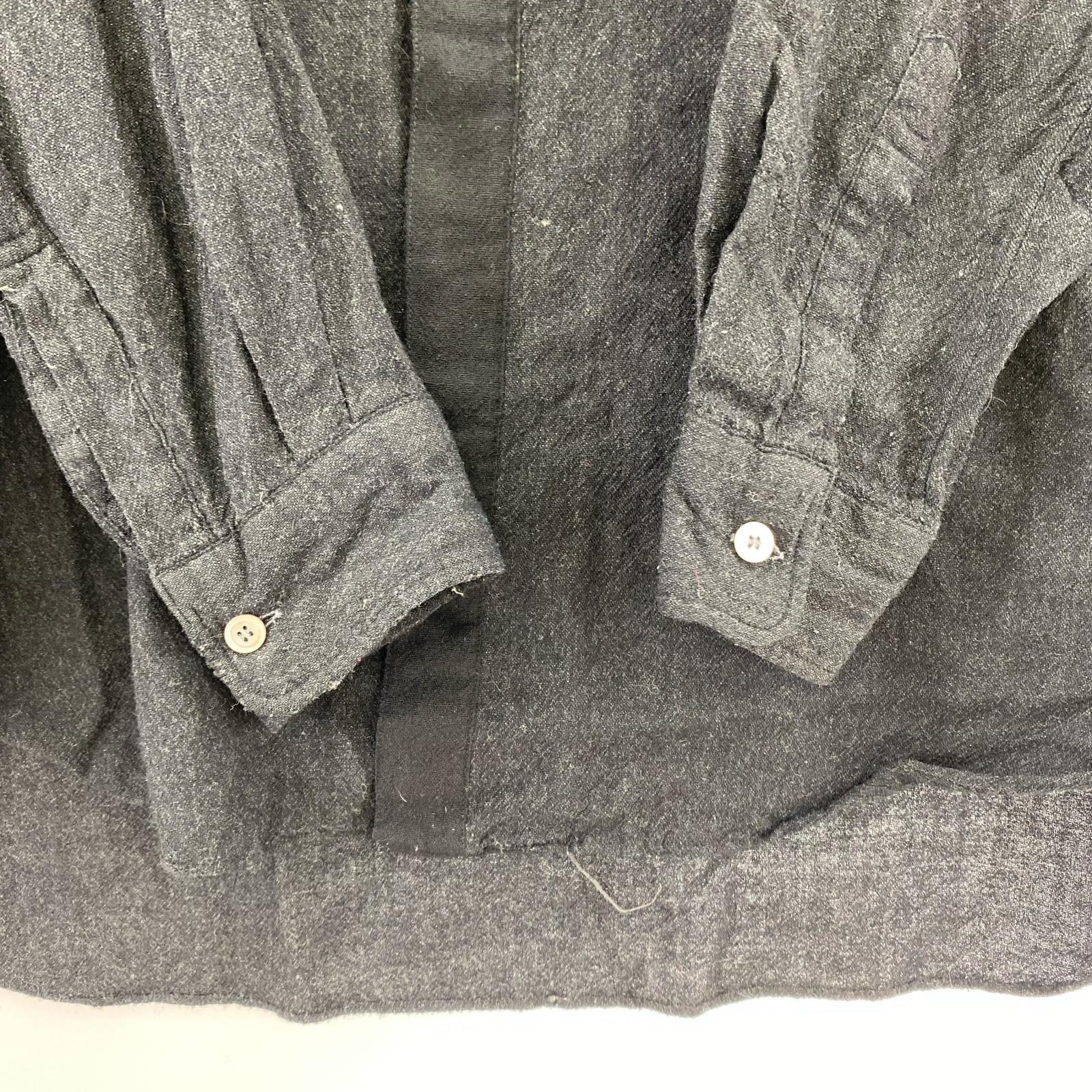 長袖シャツ HOMME PLUS ブラック