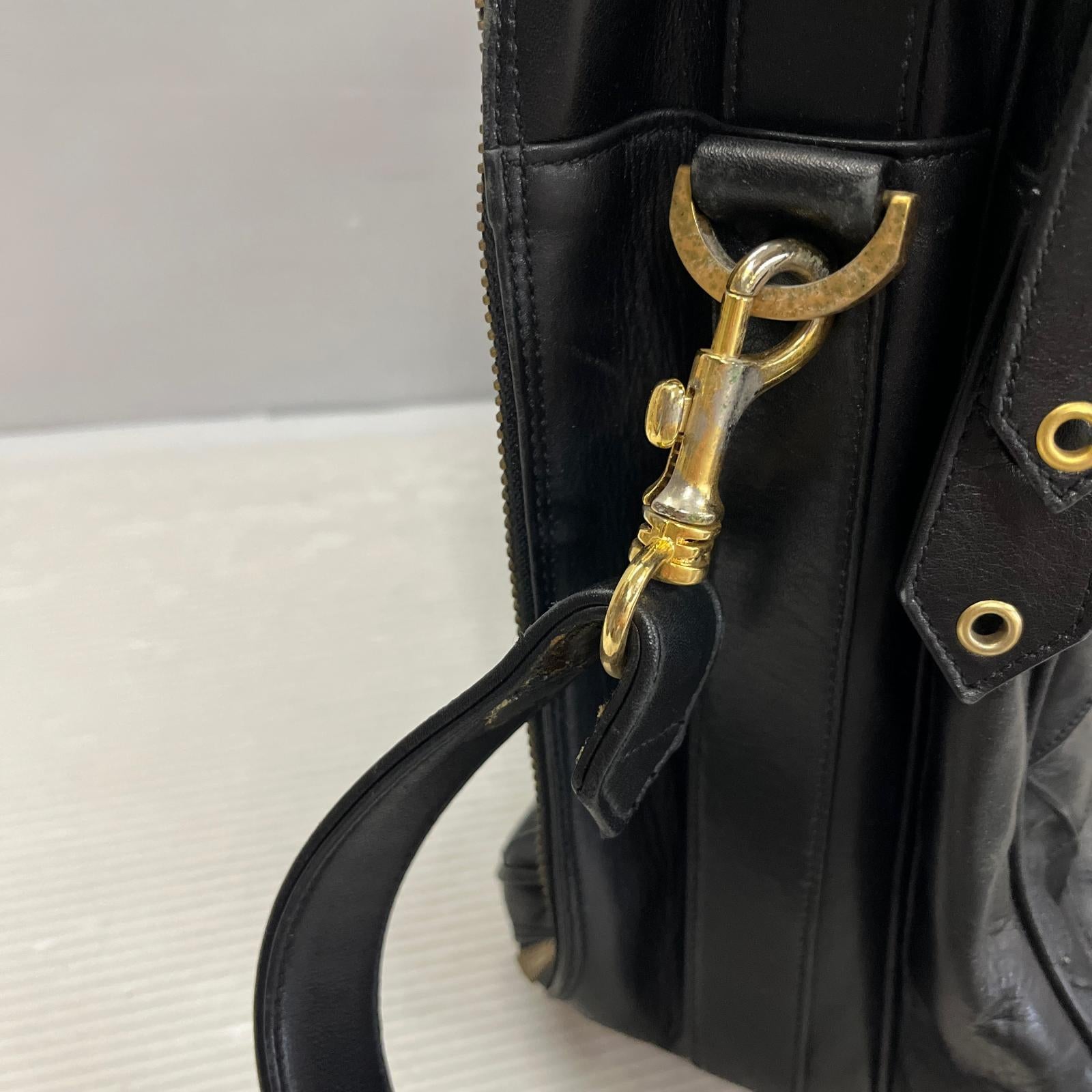 CHANEL ラムスキン ビコローレ ビジネスバッグ