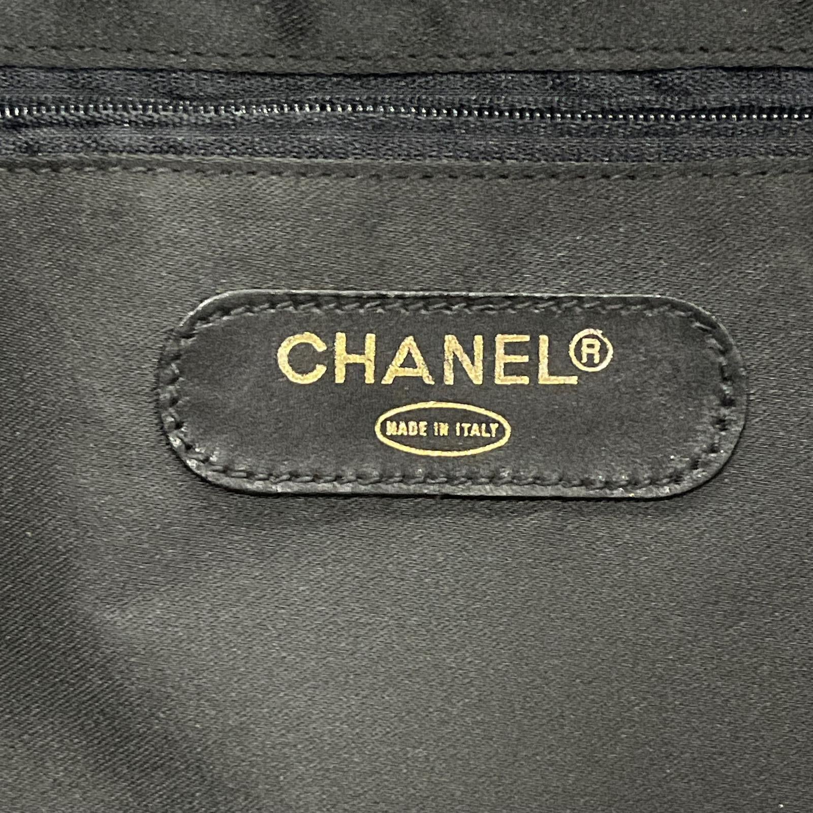 CHANEL ラムスキン ビコローレ ビジネスバッグ