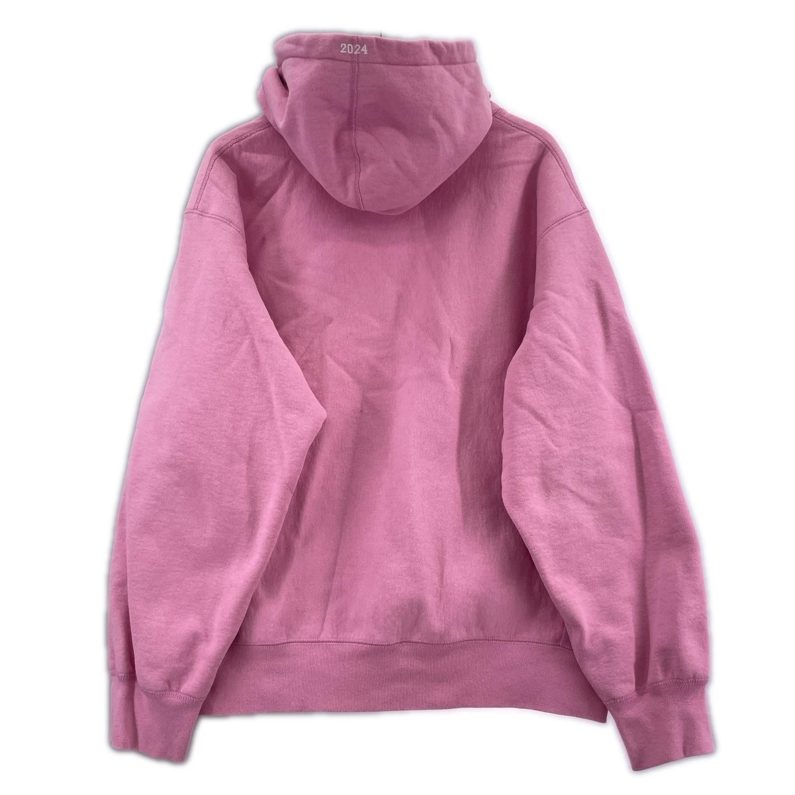 パーカー Box Logo Hooded Sweatshirt M ピンク