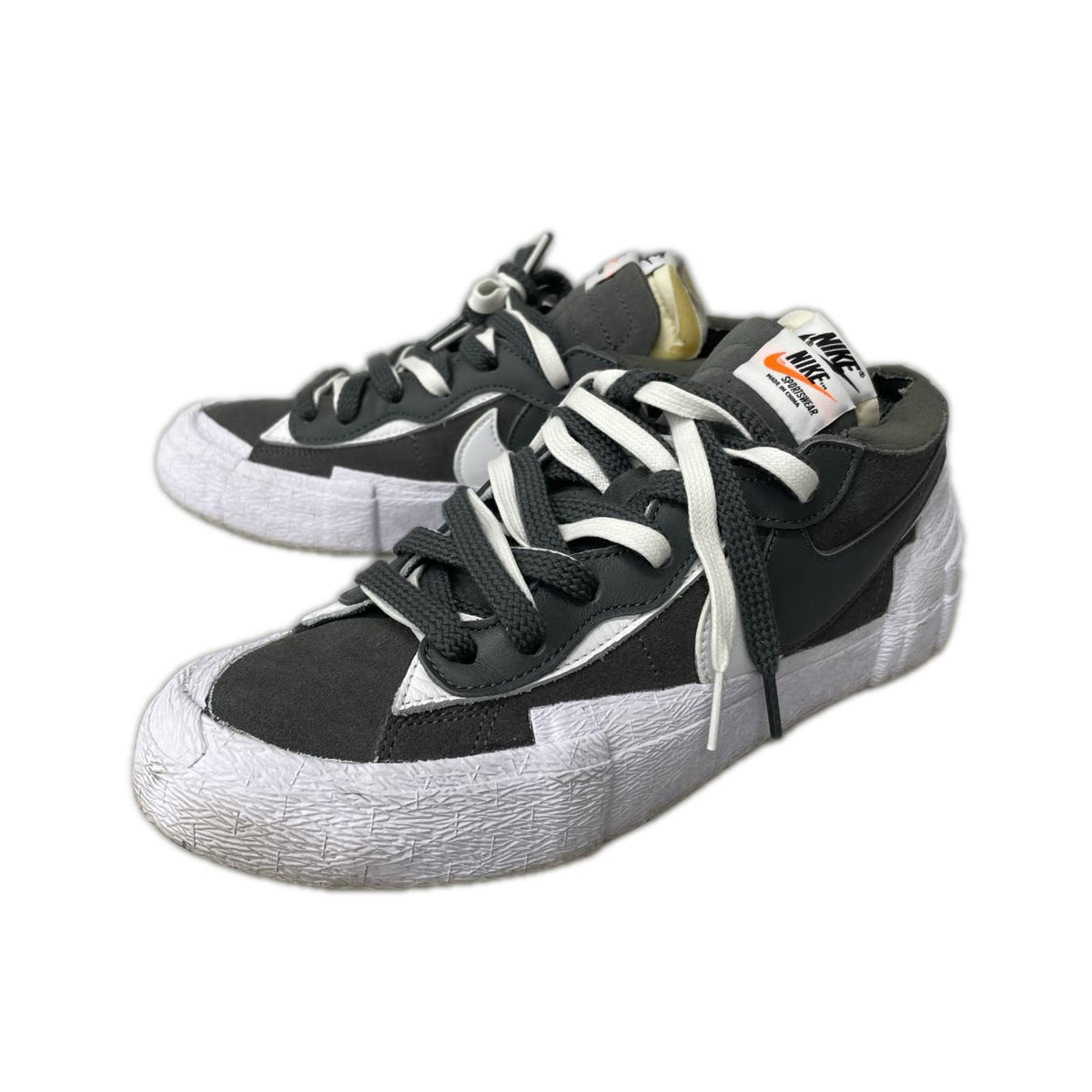 スニーカー ×Sacai BLAZER LOW グレー 26.0cm 26cm (US8 UK7 1/2 EU42) グレー