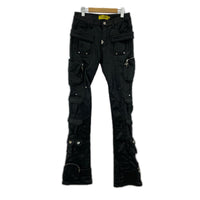 パンツ GUAPI Obsidian Cargo Leather Pants (30) 30 ブラック