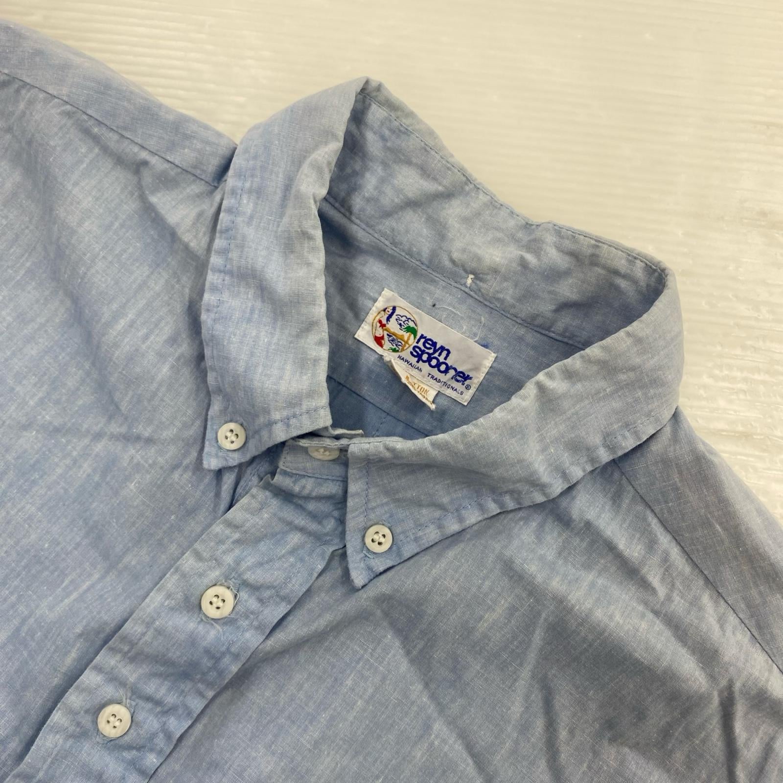 半袖シャツ 90s ビキニタグ プルオーバー 水色 (L) L ブルー