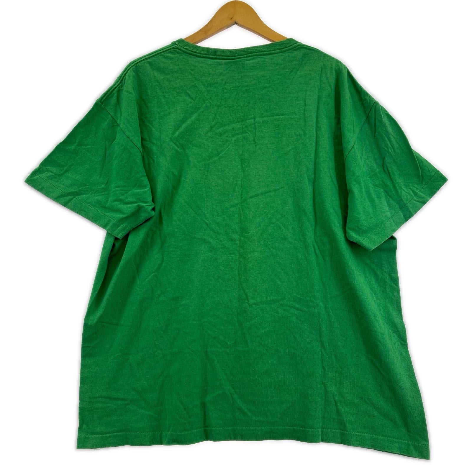 半袖Tシャツ 紺タグ/USA製/プリントTシャツ/サイズXL LL グリーン