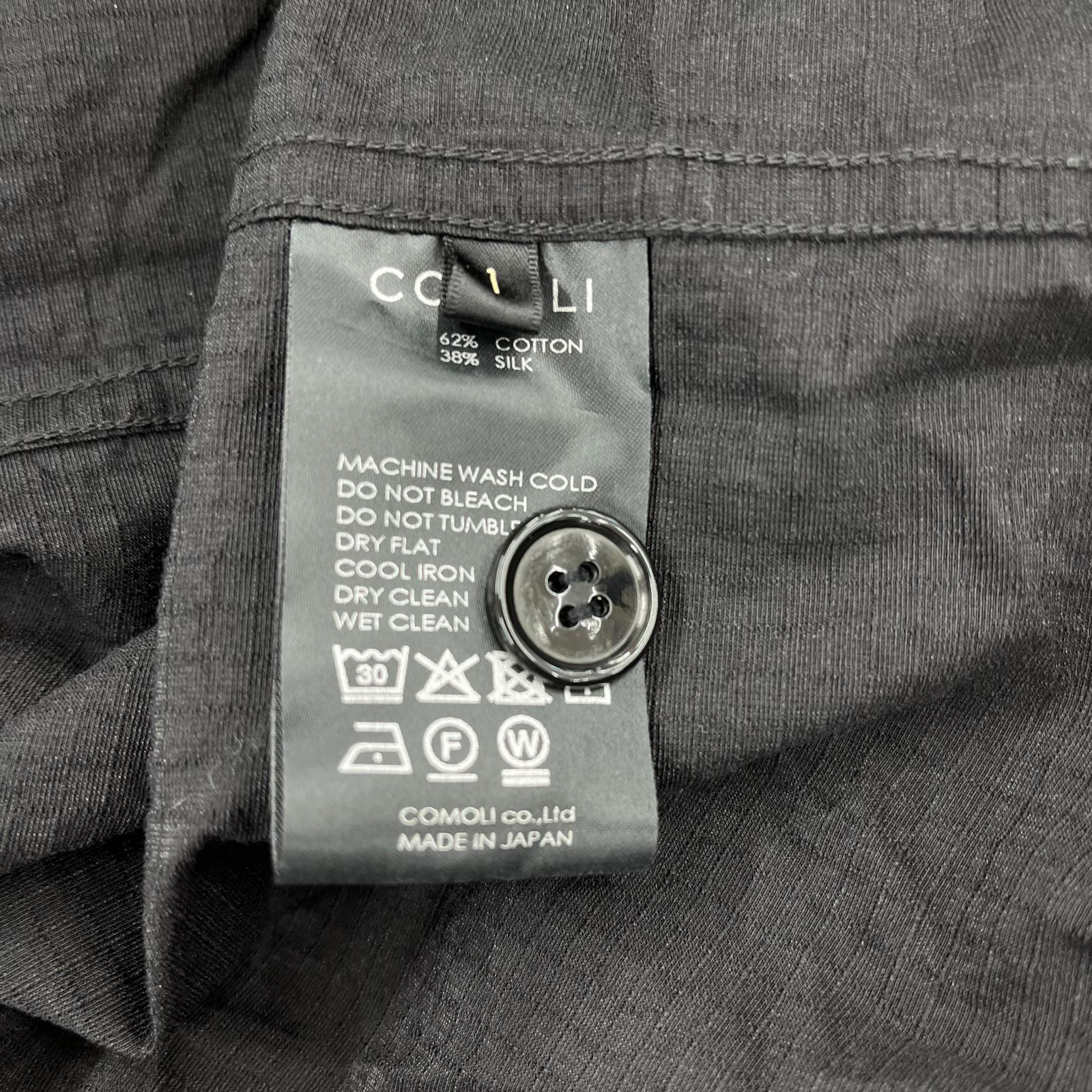 ジャケット COMOLI 26SS リップストップスモックパーカー 1 ブラック 1 ブラック