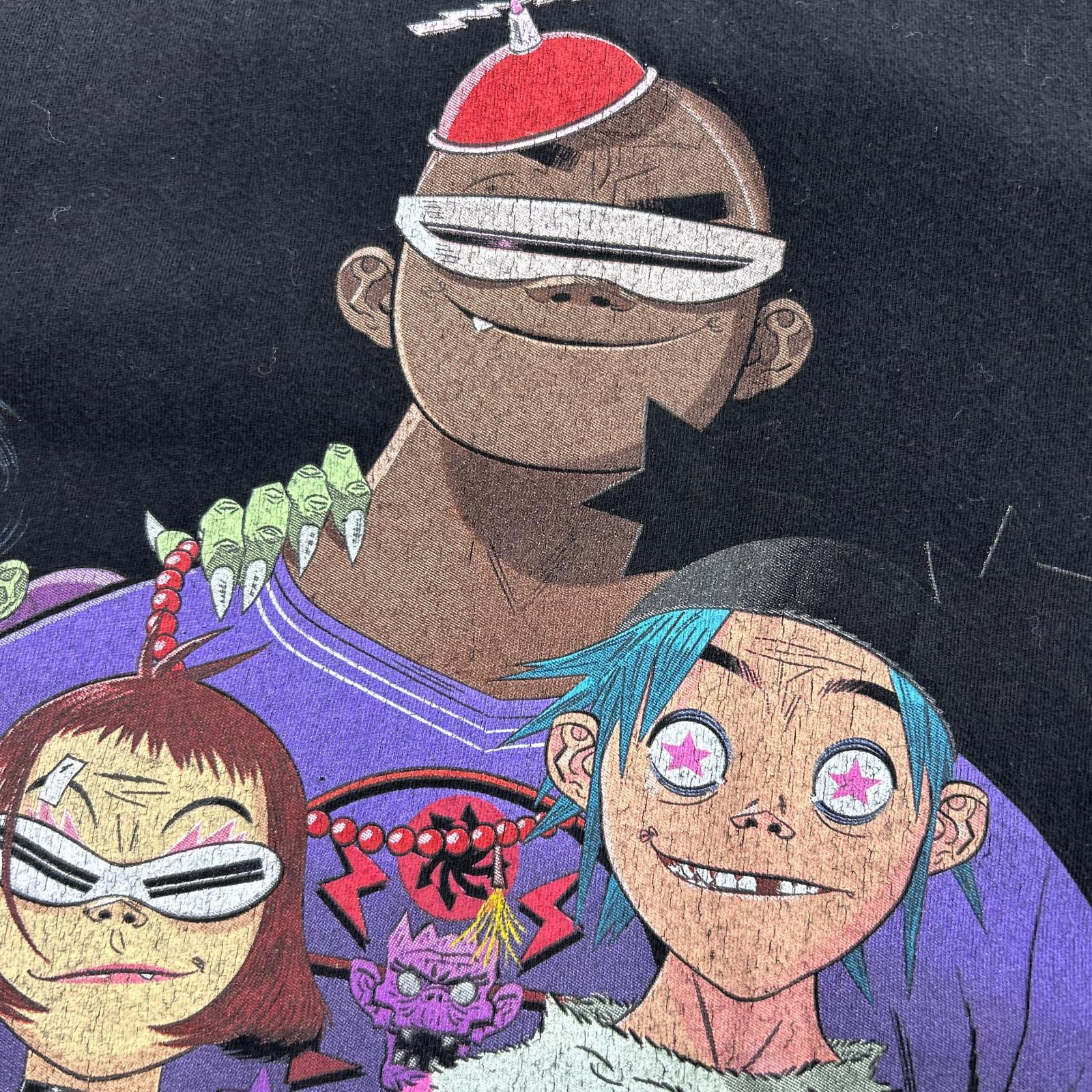 半袖Tシャツ GORILLAZ/2022/黒 LL ブラック