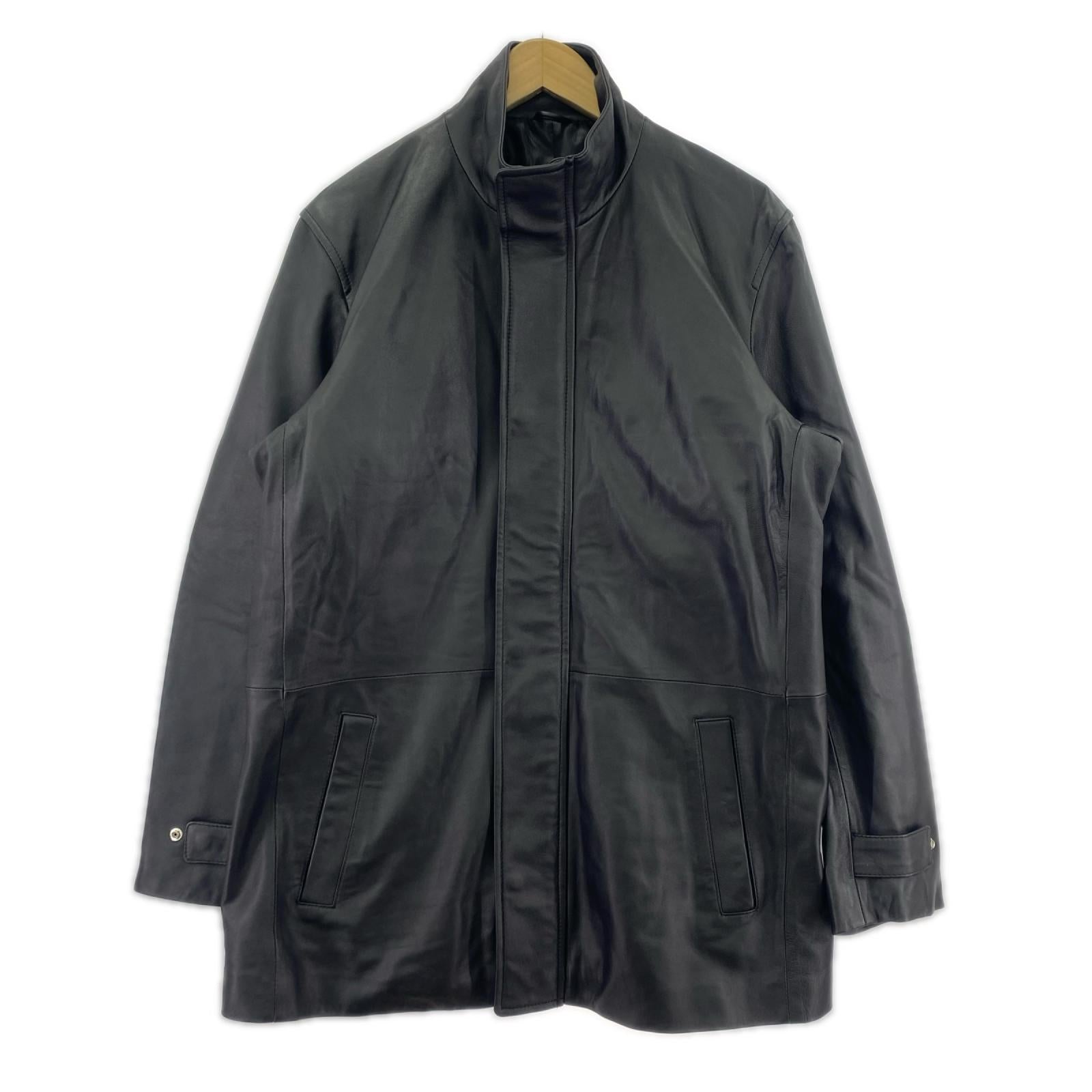 ジャケット CHRISTIAN MODE ラムレザーJKT L ブラック