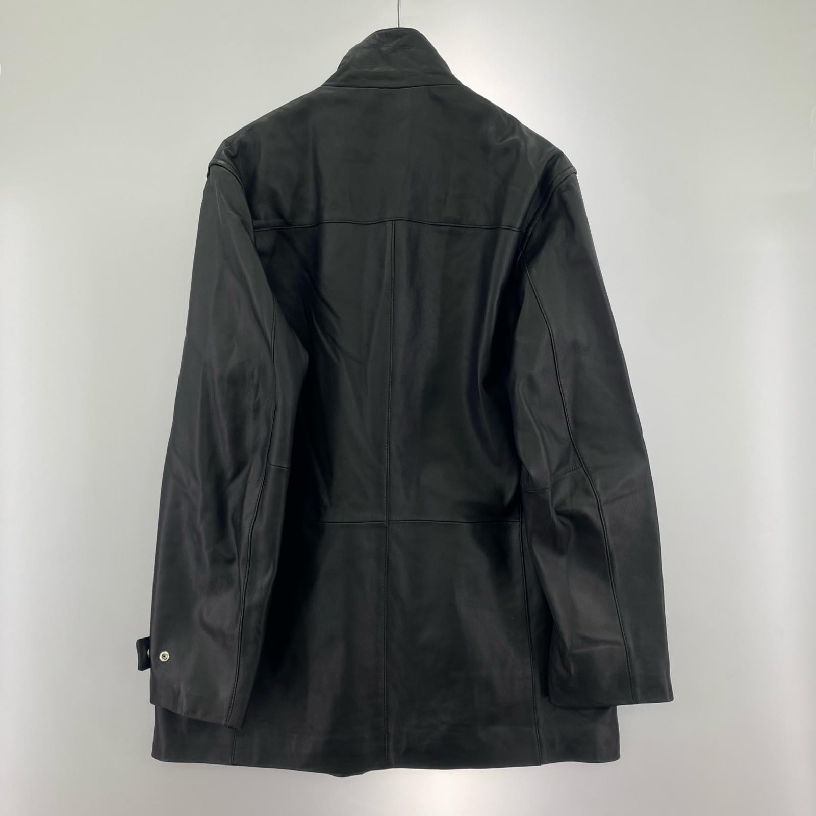 ジャケット CHRISTIAN MODE ラムレザーJKT L ブラック