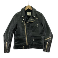 レザージャケット CYCLONE BLACK 38
