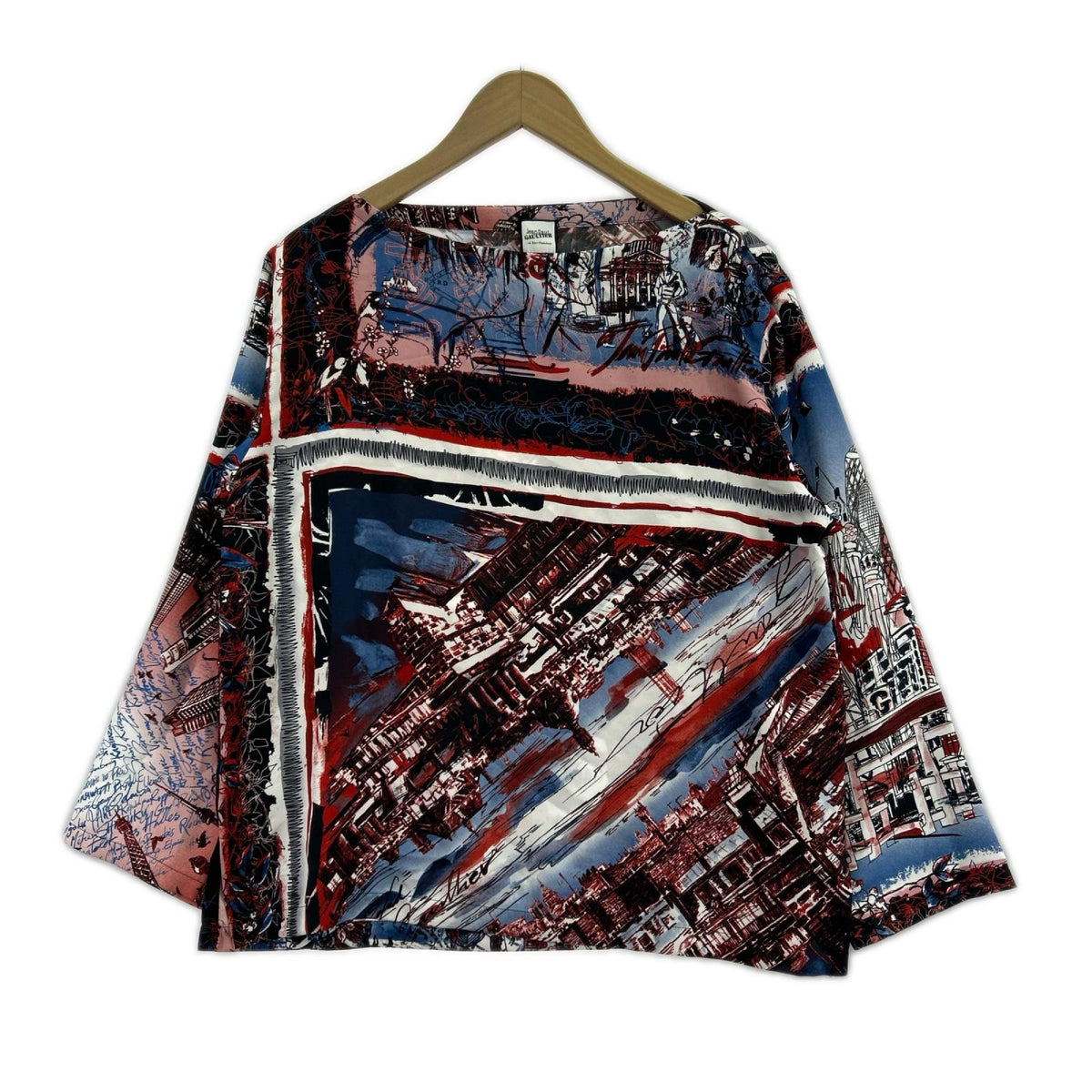長袖Tシャツ 風景柄 LSカットソー (40) 40