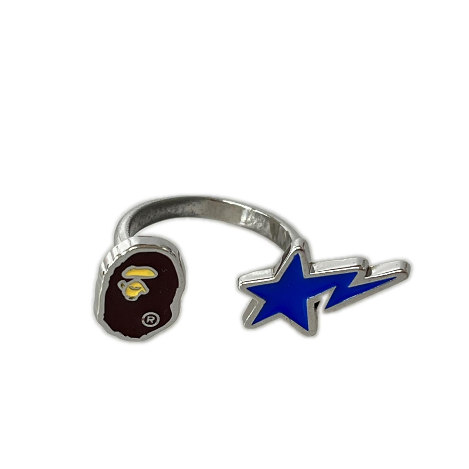 リング・指輪 A BATHING APE スター×サル リング