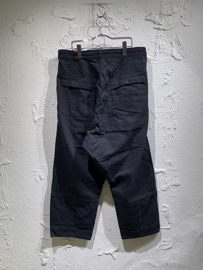 パンツ コットンウールワイドパンツ