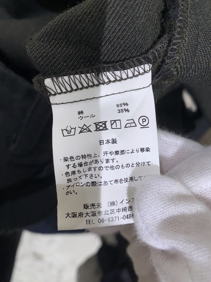 パンツ コットンウールワイドパンツ